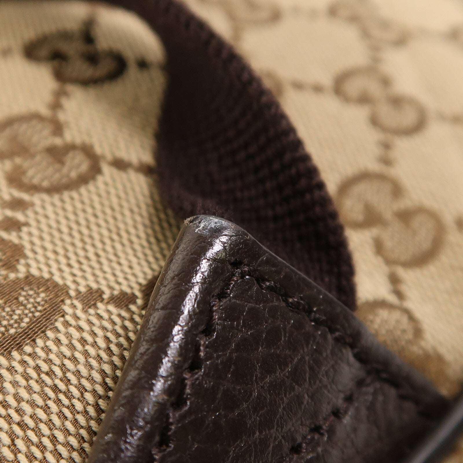 GUCCI 帆布Backpack銀扣背包