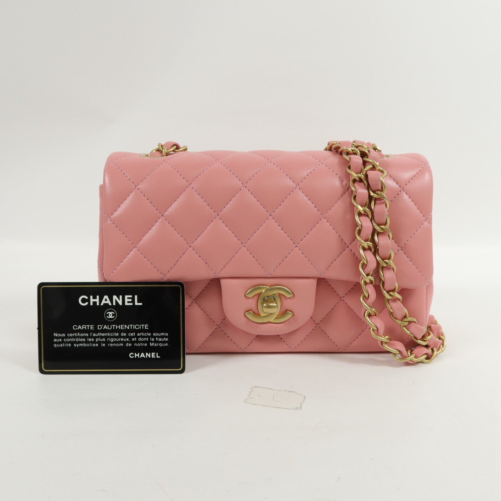 CHANEL 羊皮皮革Classic 20鏈帶肩背袋