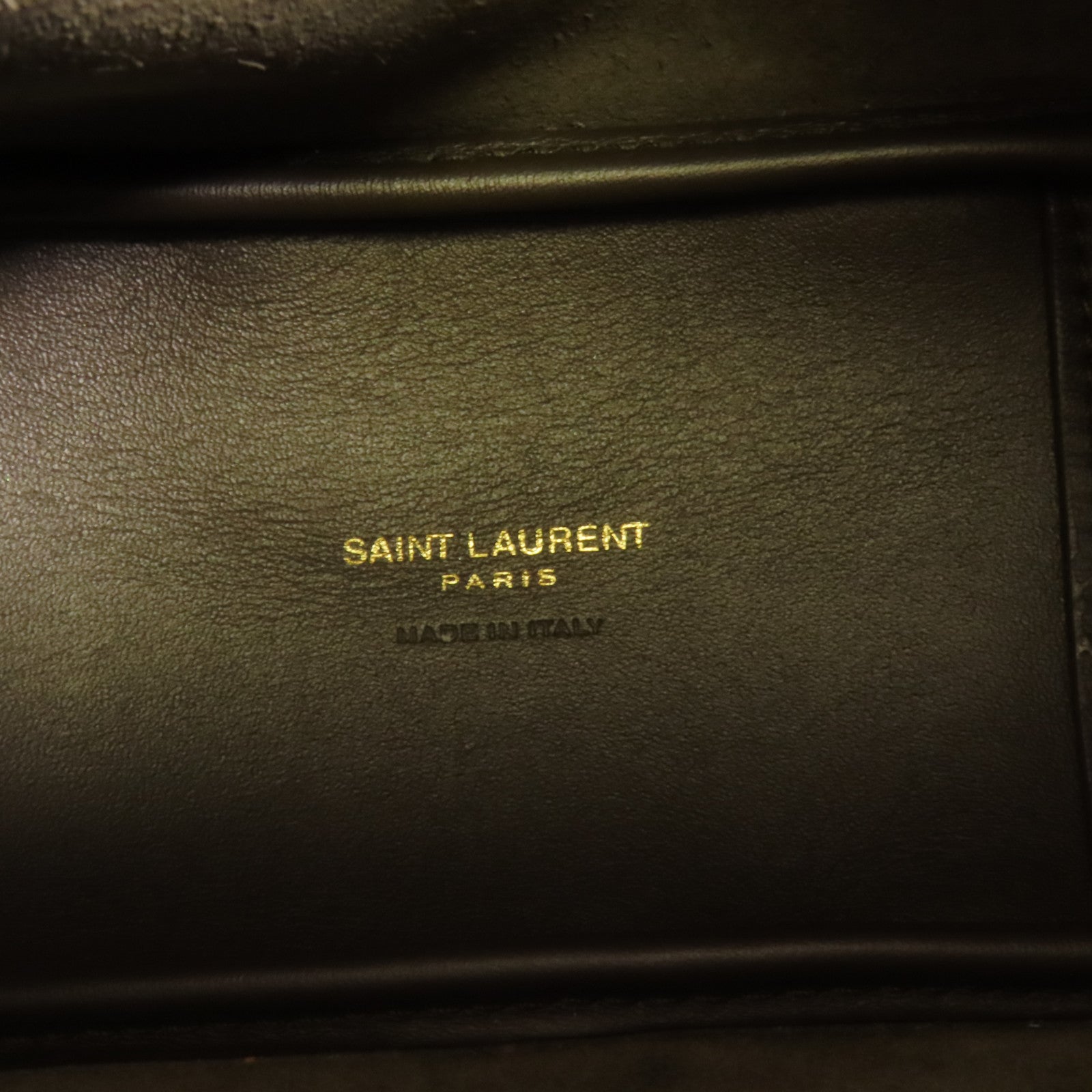 SAINT LAURENT 牛皮皮革LE 5A7金扣肩背袋
