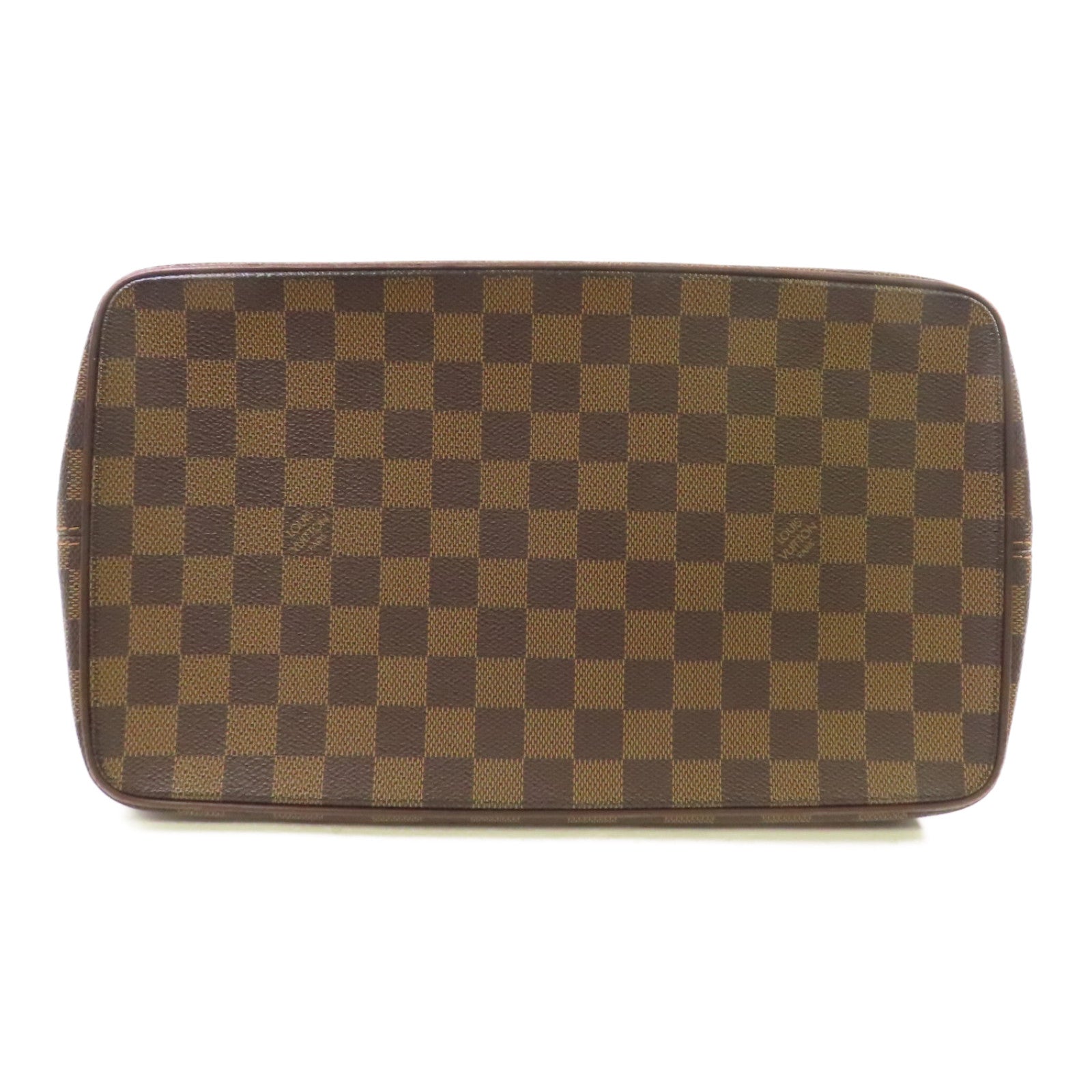 LOUIS VUITTON Damier Ebene Saleya MM Tote Bag金扣肩背袋啡色