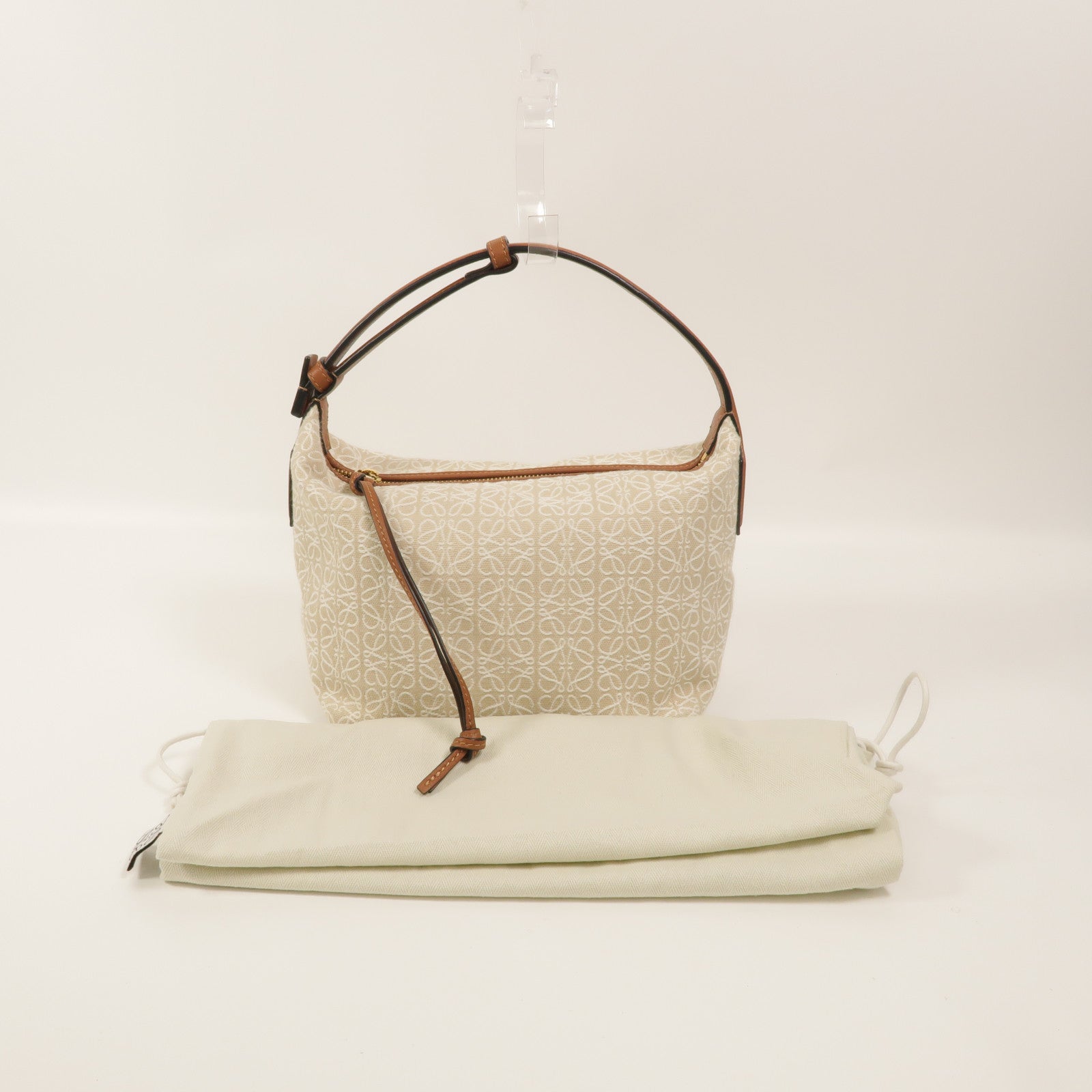 LOEWE 帆布Small Cubi肩背袋