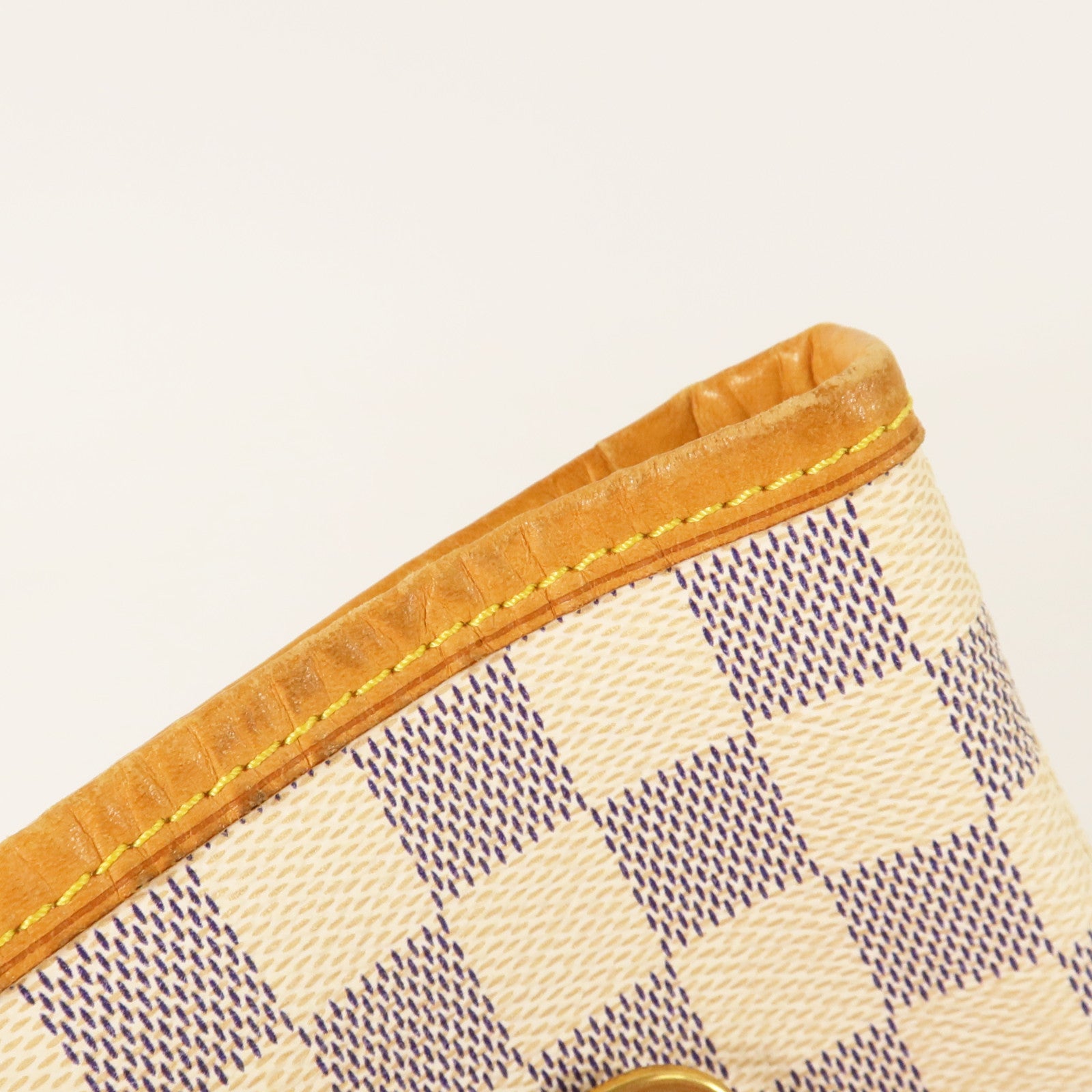 LOUIS VUITTON Damier Azur Neverfull MM金扣肩背袋