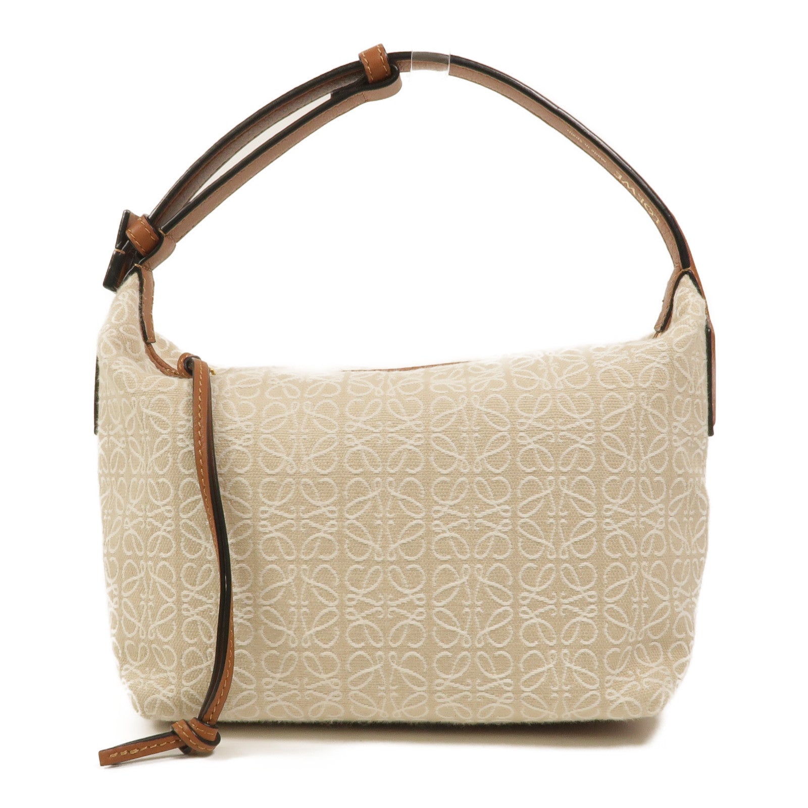 LOEWE 帆布Small Cubi肩背袋