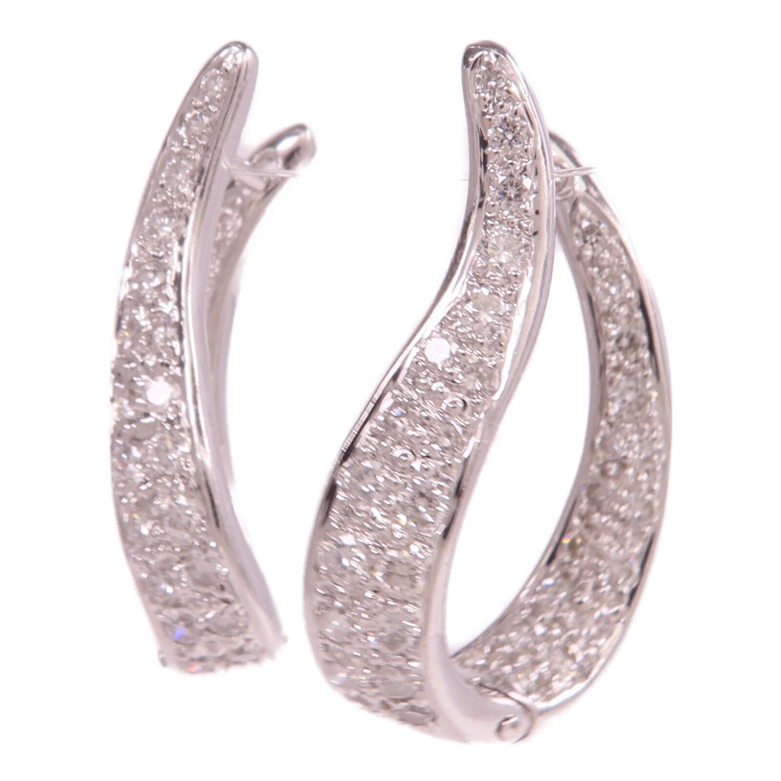 JEWELRY 18K白金Diamond Earrings鑽石耳環