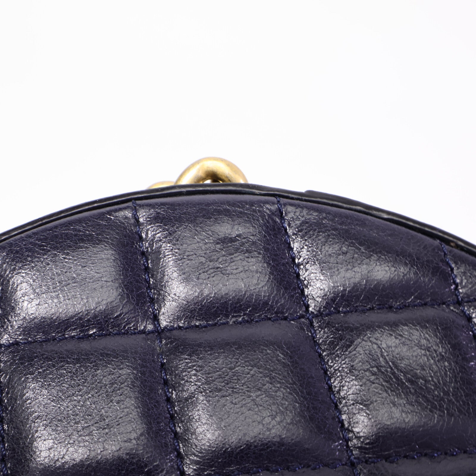 CHANEL 牛皮皮革Round Clutch With Chain肩背袋