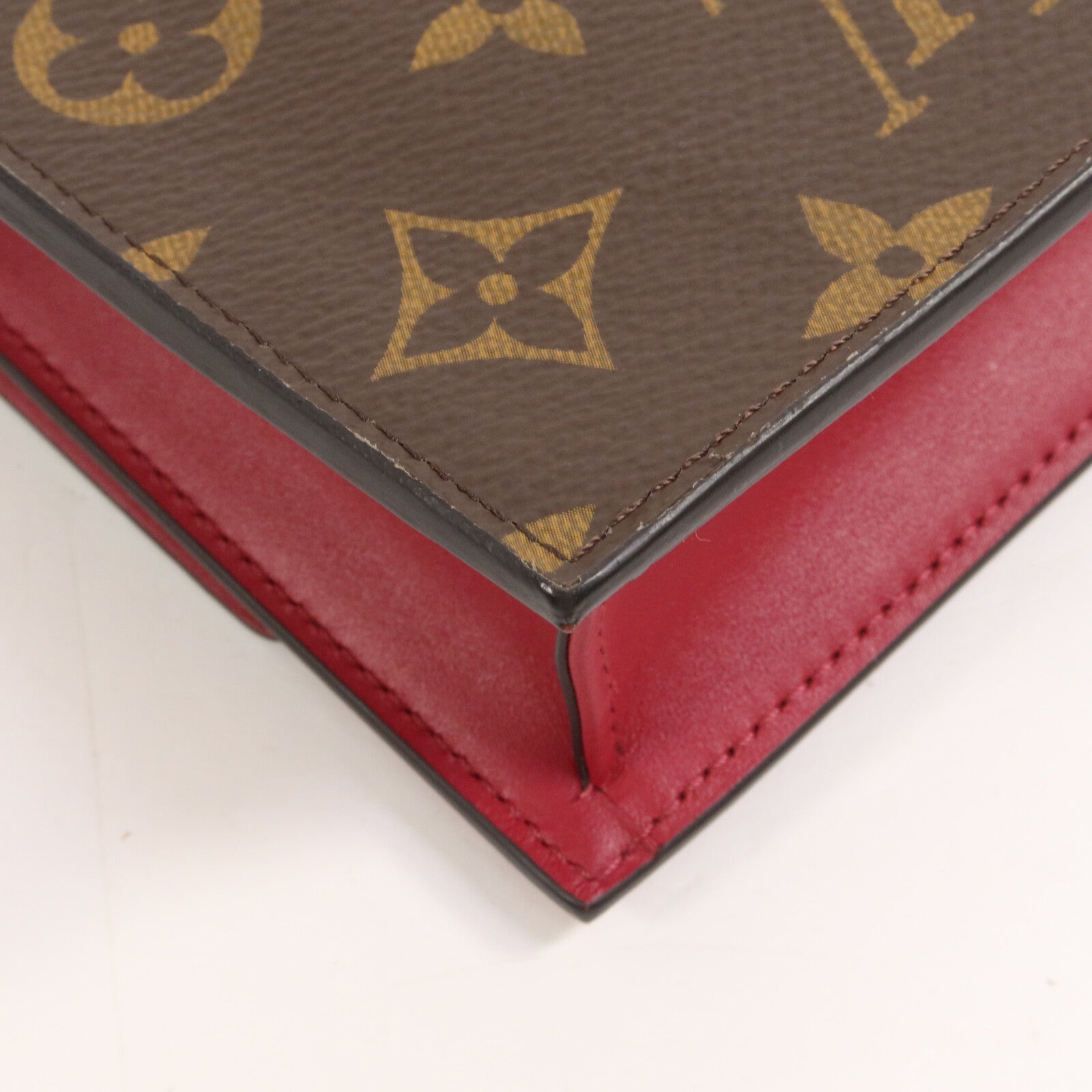 LOUIS VUITTON Monogram Portefeuille Flore鏈帶肩背袋