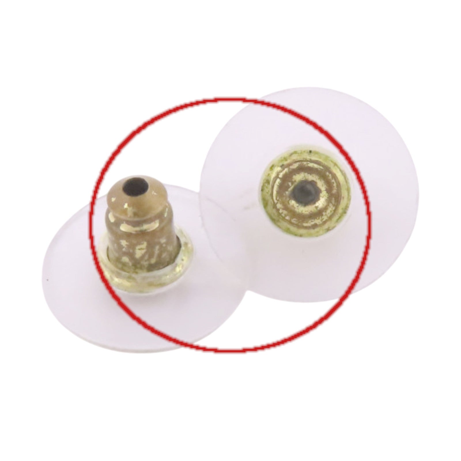 CHANEL 金屬/水鑽Earrings金扣耳環