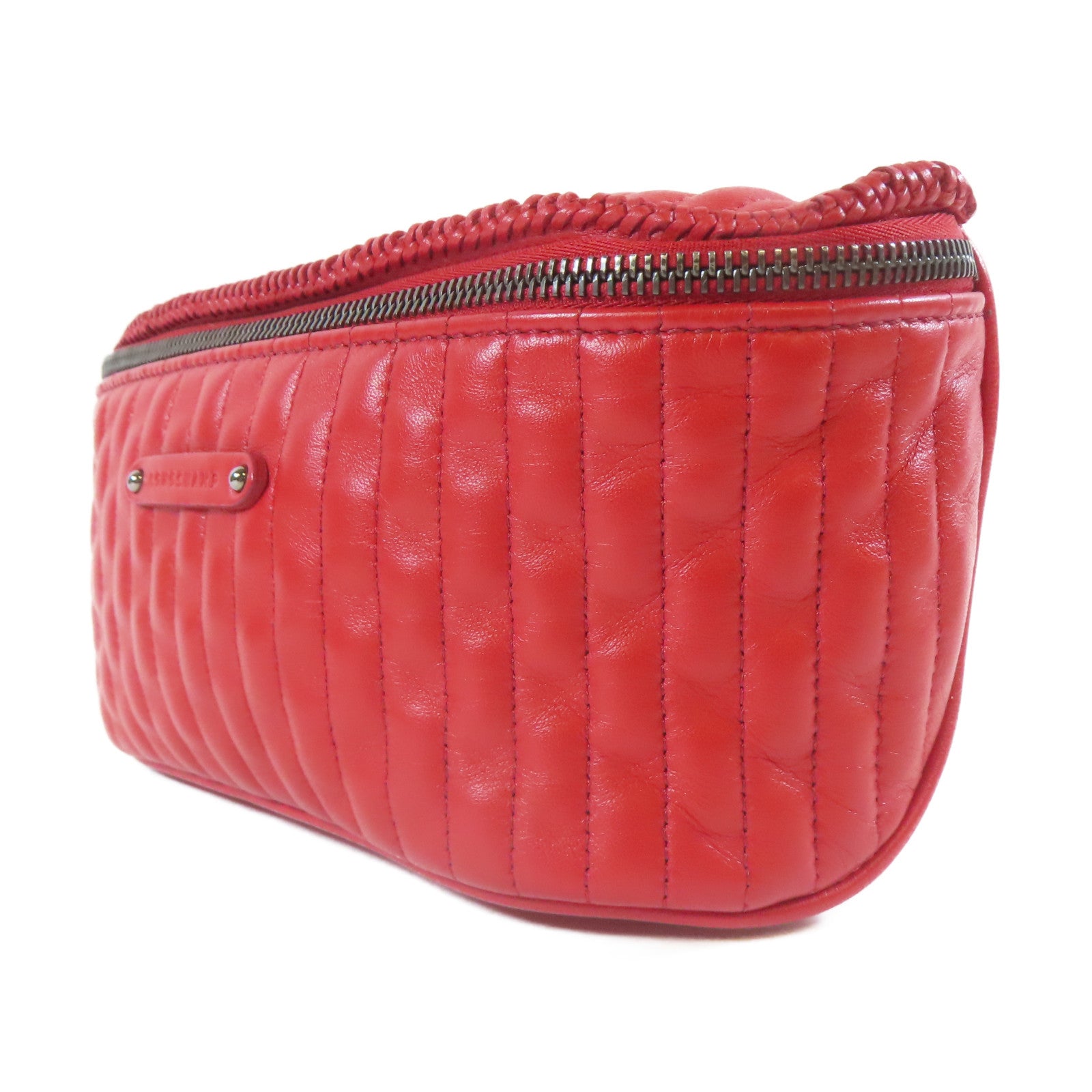 Longchamp 【激減優惠】牛皮皮革Amazone Convertible Belt Bag鏈帶肩背袋/腰包紅色