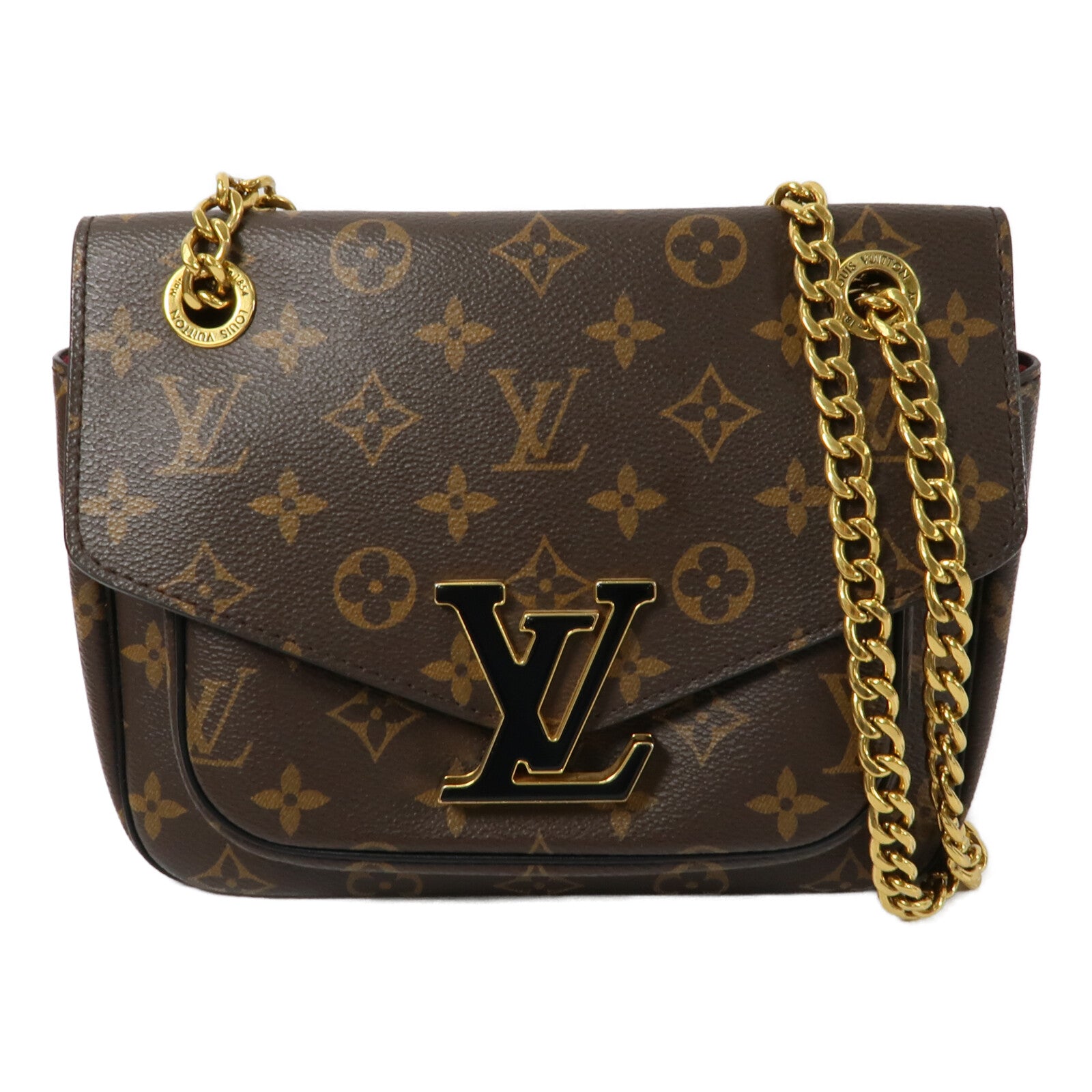 LOUIS VUITTON Monogram Passy鏈帶肩背袋