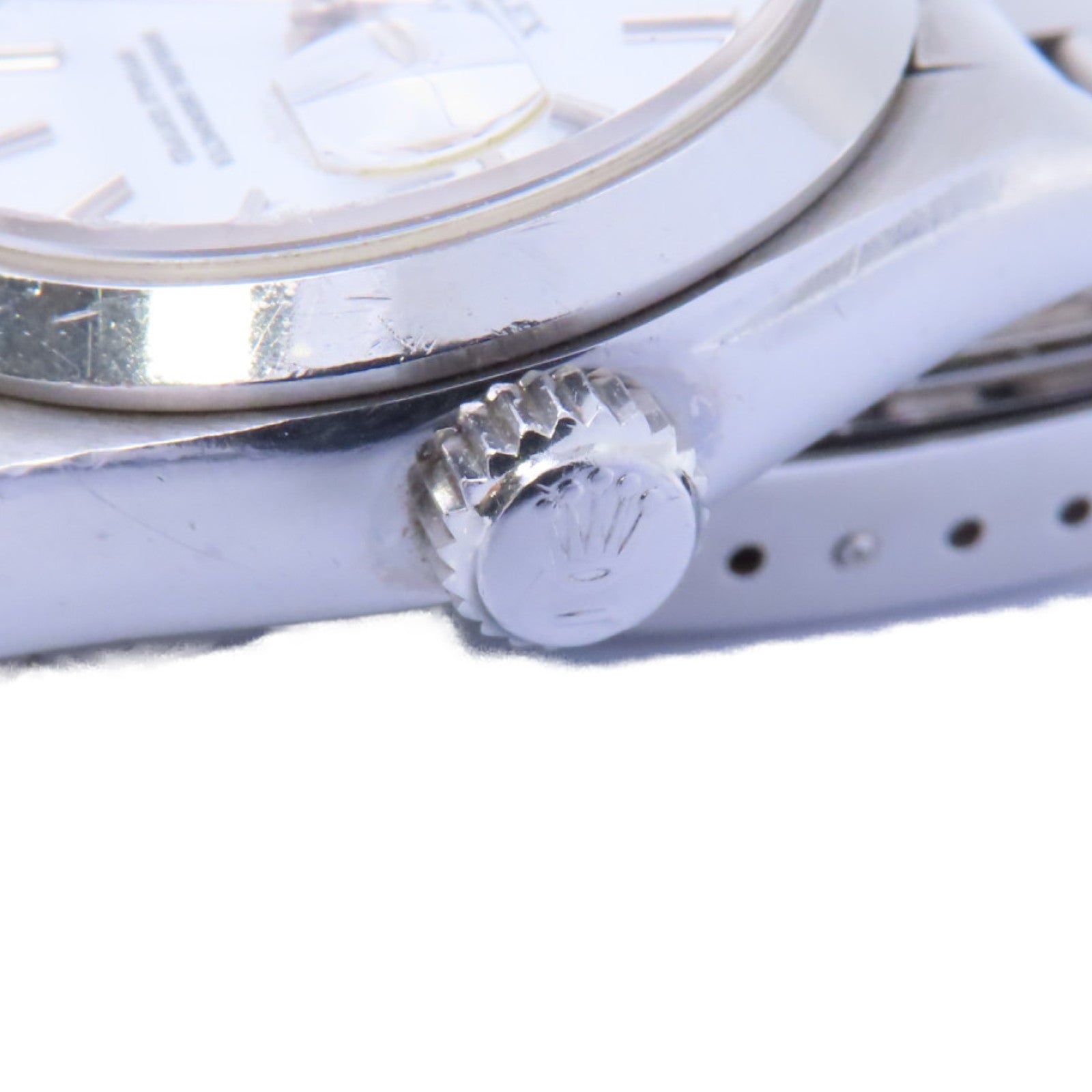 ROLEX Oyster Perpetual Lady Date不鏽鋼手錶自動機芯白色