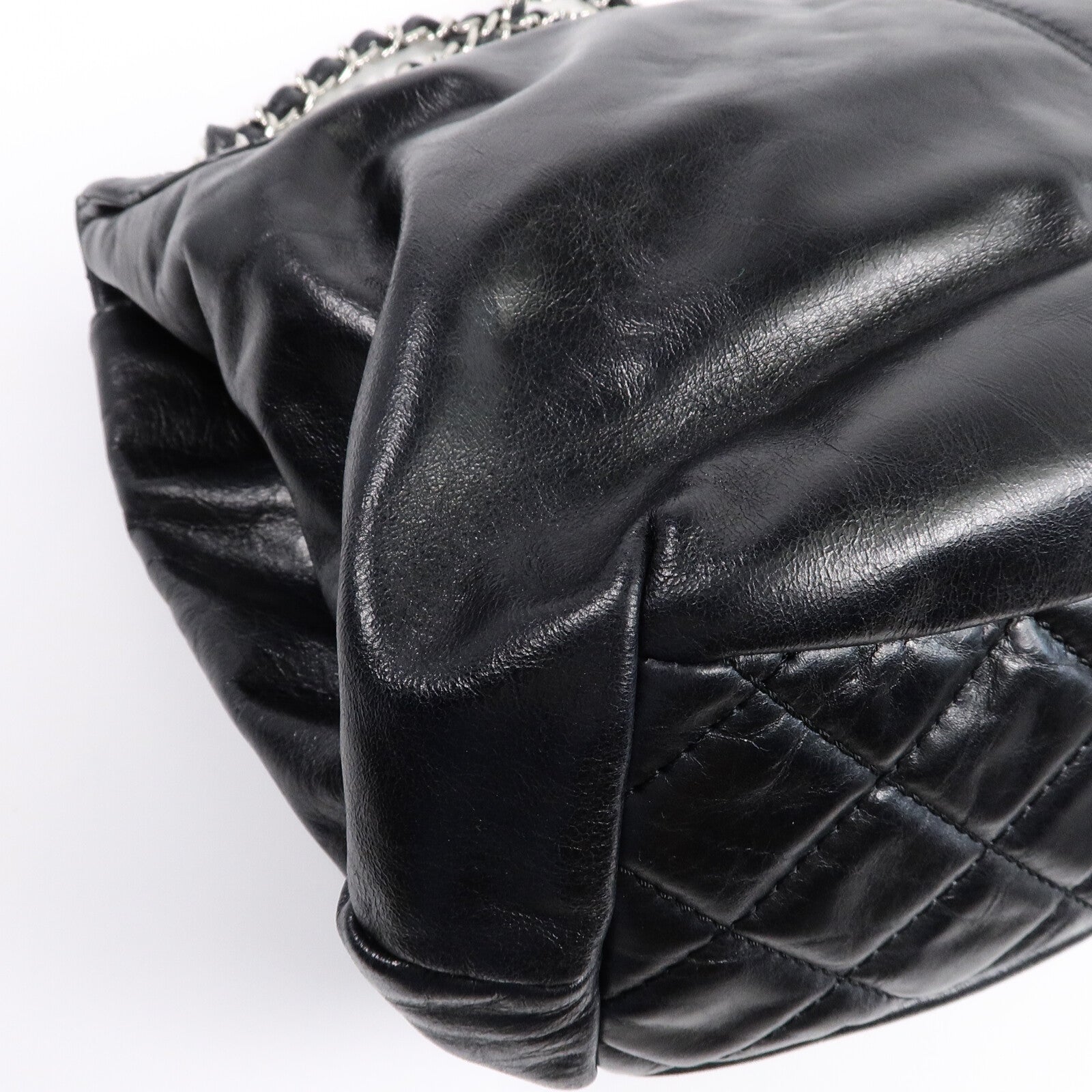CHANEL 牛皮皮革Chain Shoulder Bag鏈帶肩背袋