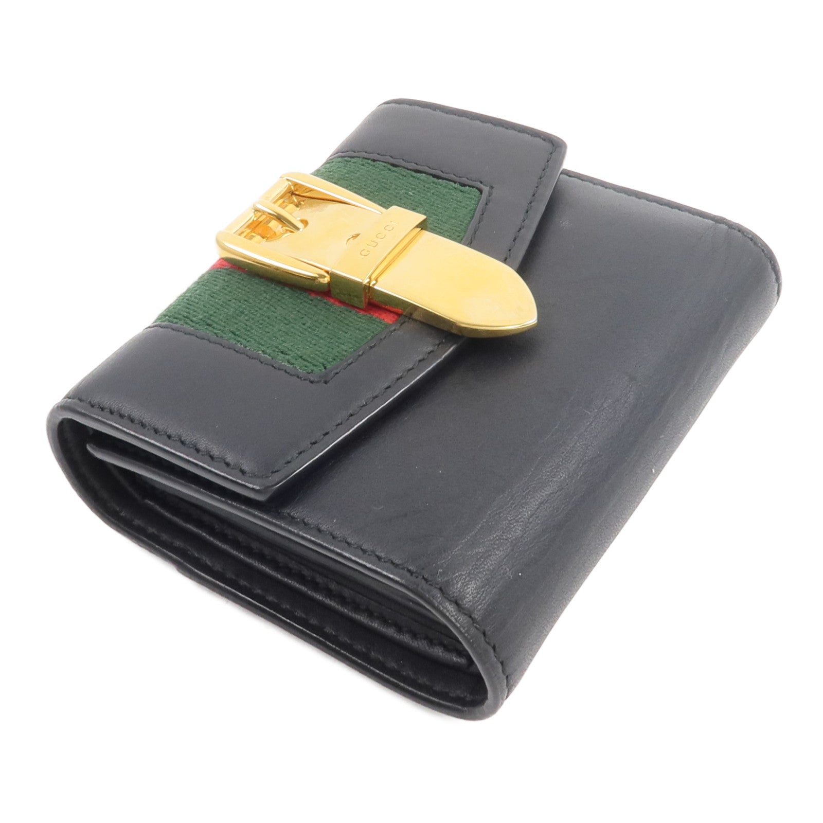GUCCI 牛皮皮革Trifold Walllet錢包