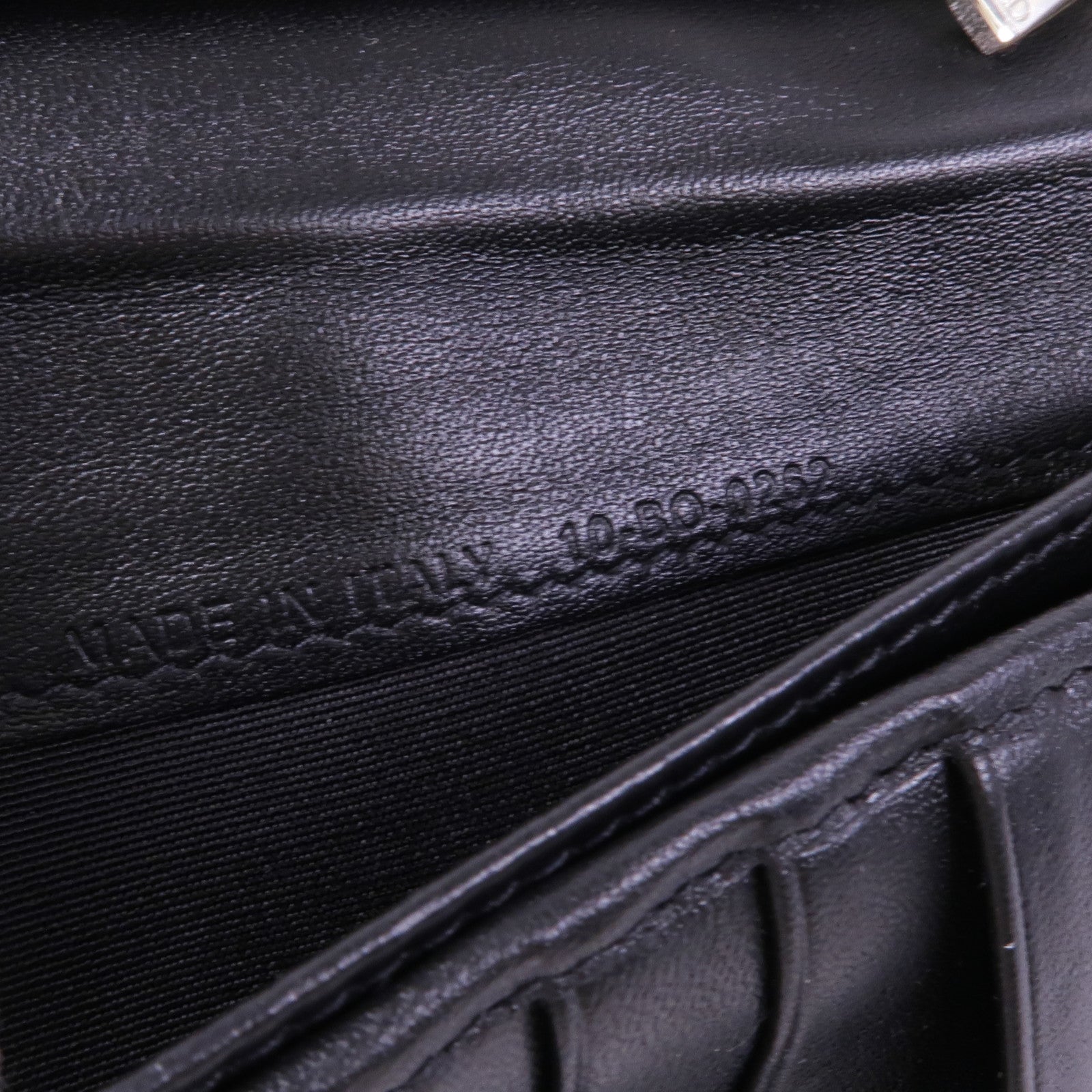 Dior 牛皮皮革Long Wallet銀扣長錢包