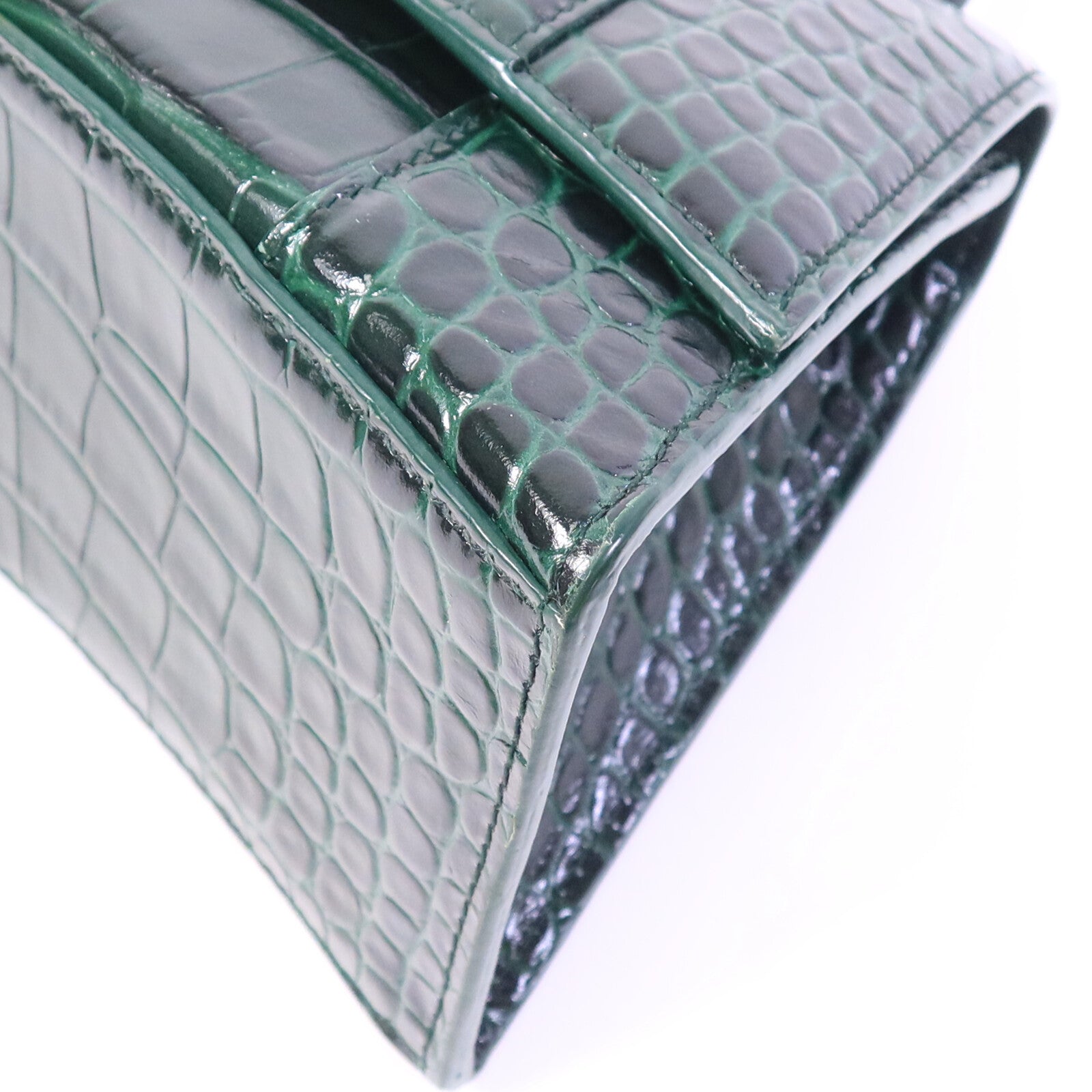 BALENCIAGA 牛皮皮革Hourglass Small手挽肩背兩用袋