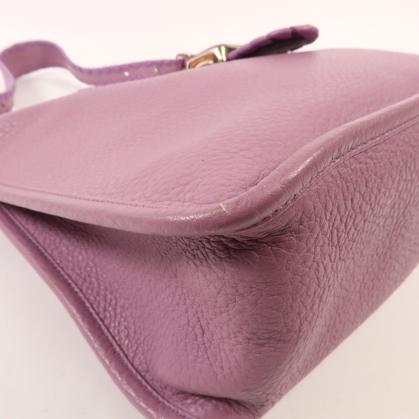 LOEWE 牛皮皮革/蜥蝪皮革Granada Bag金扣肩背袋