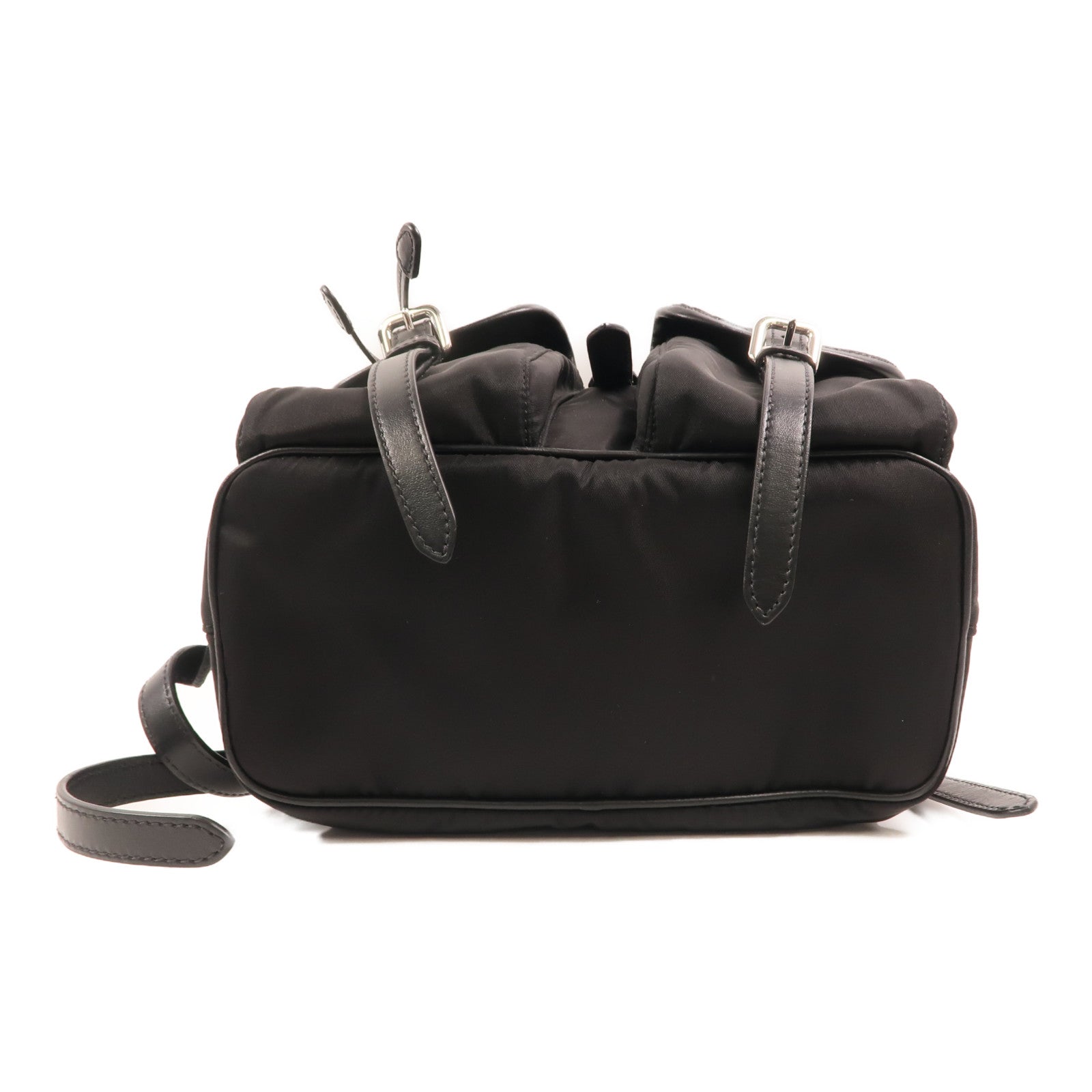 PRADA 尼龍Backpack銀扣背包