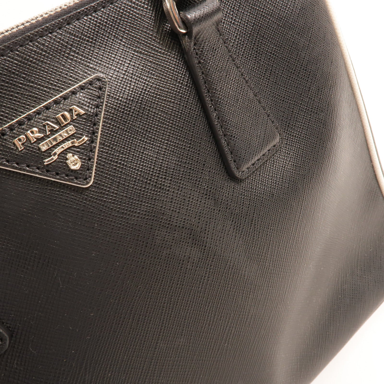 PRADA Saffiano皮革2Way Shoulder手挽肩背兩用袋