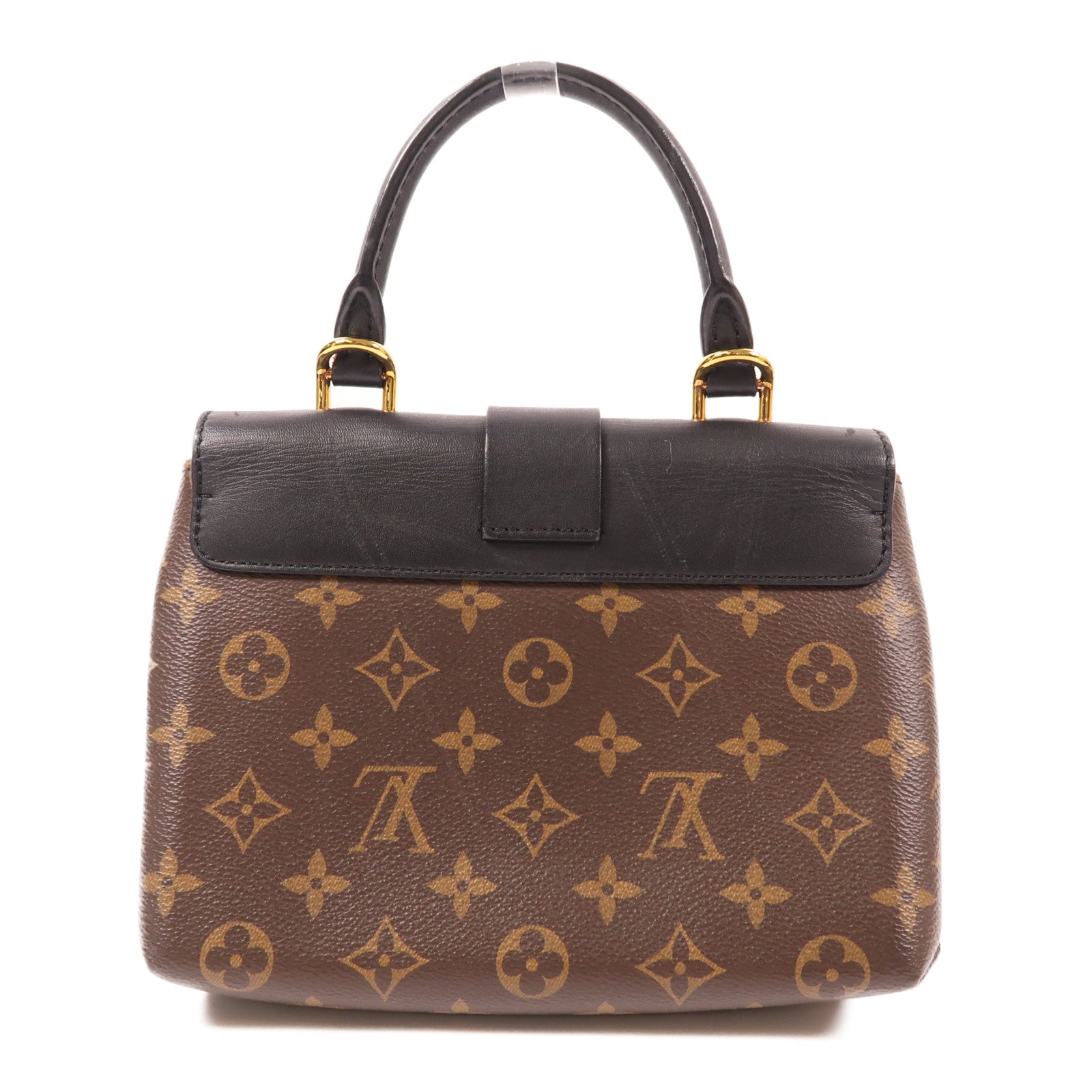 LOUIS VUITTON Monogram Locky BB金扣手挽肩背兩用袋