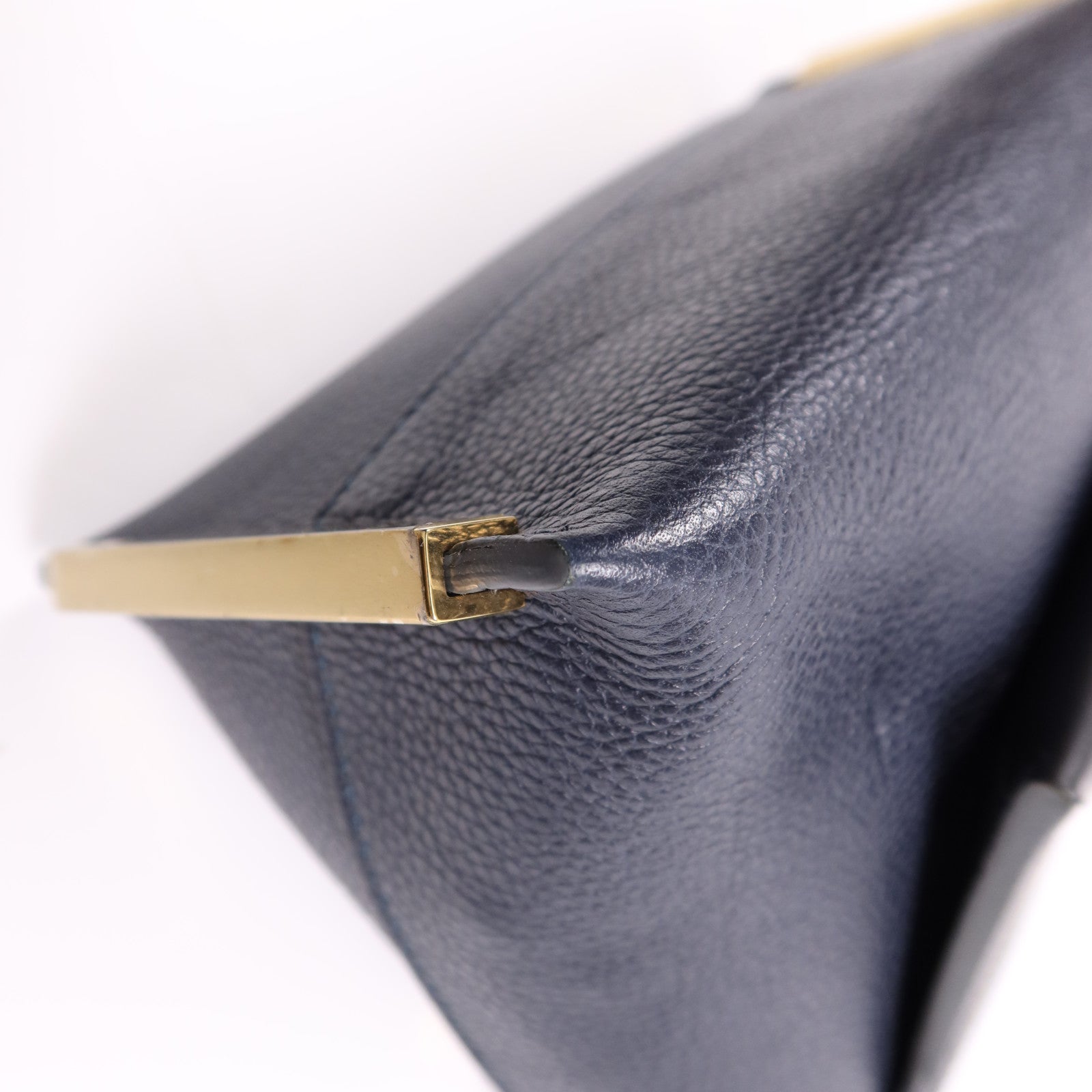 Chloe 牛皮皮革Clare金扣肩背袋