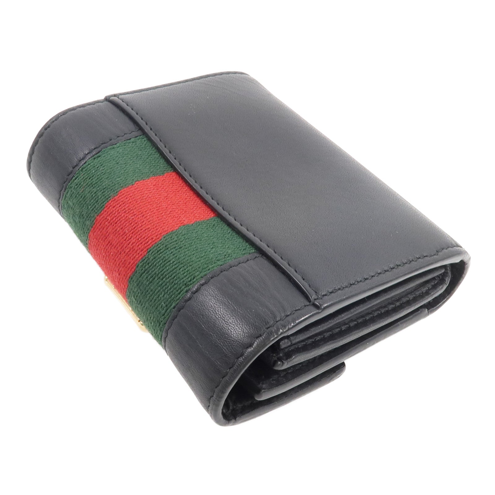GUCCI 牛皮皮革Trifold Walllet錢包