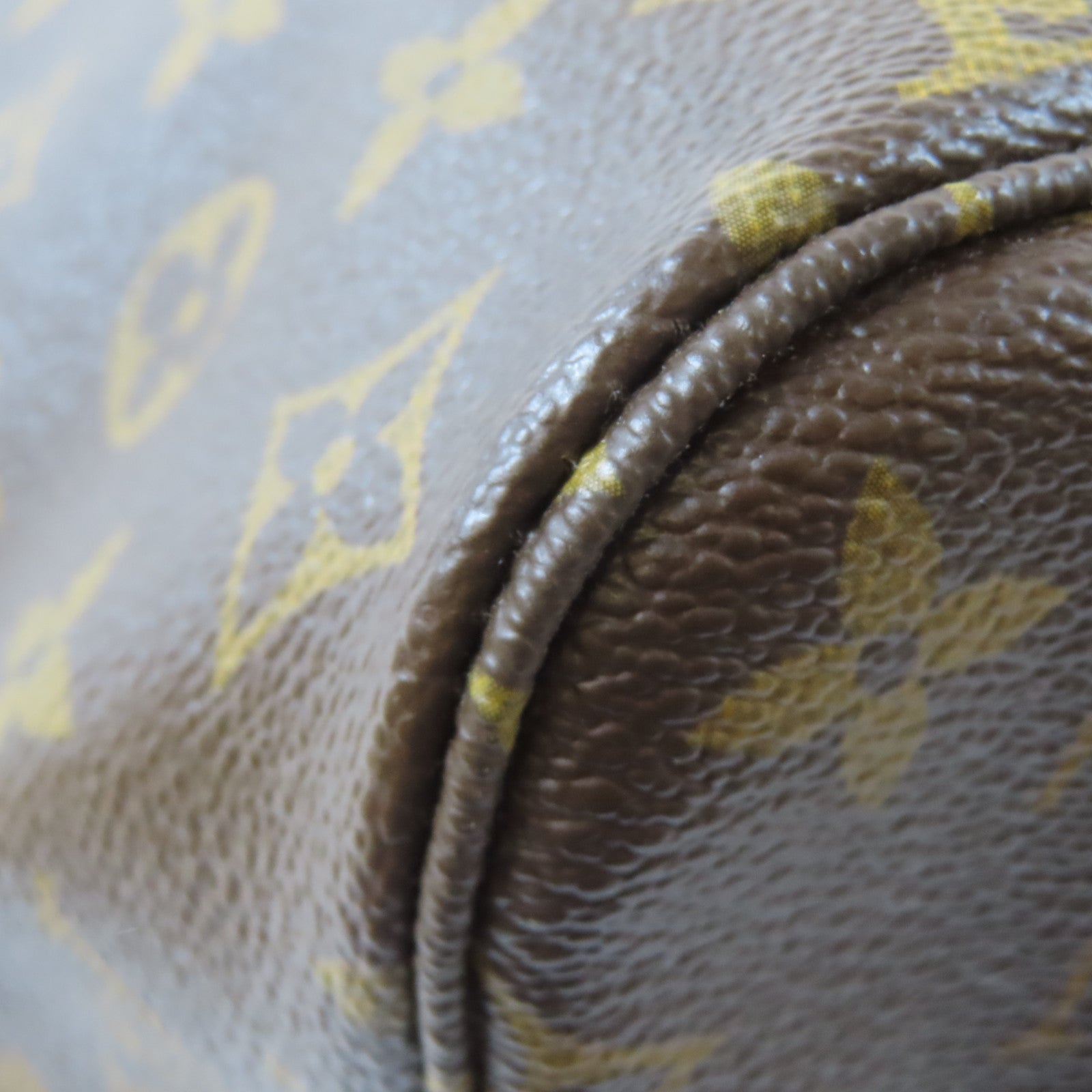LOUIS VUITTON Monogram Neverfull MM金扣肩背袋啡色