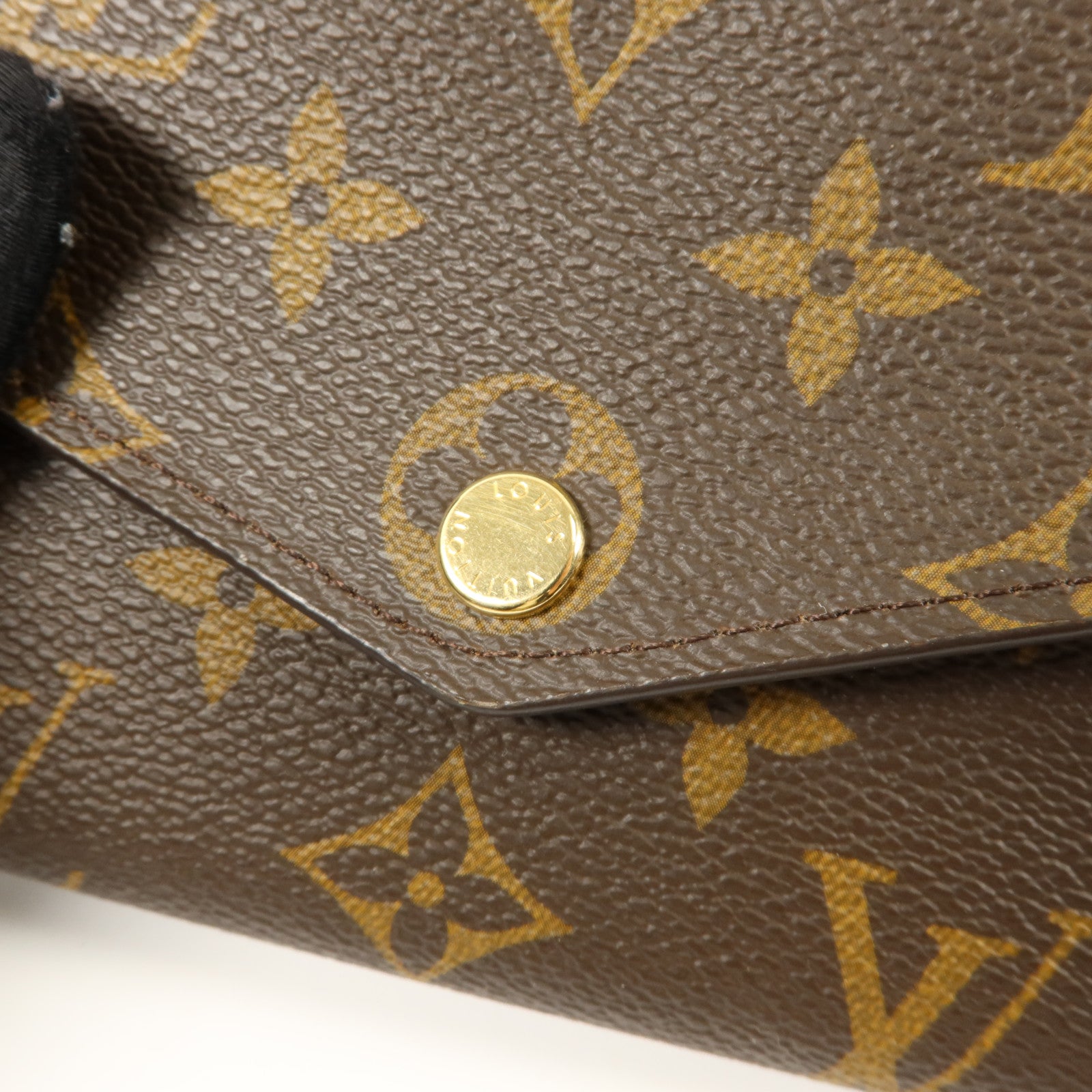 LOUIS VUITTON Monogram Portefeuille Sara金扣長錢包