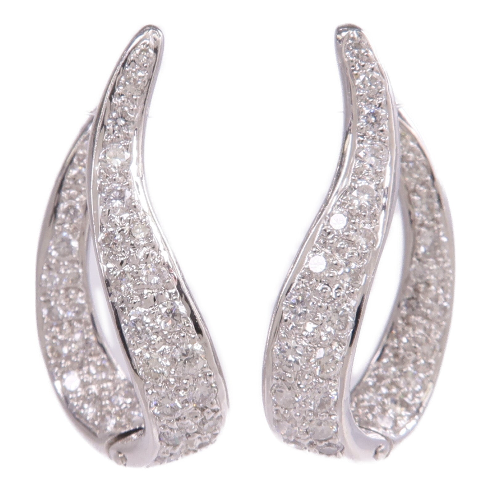 JEWELRY 18K白金Diamond Earrings鑽石耳環