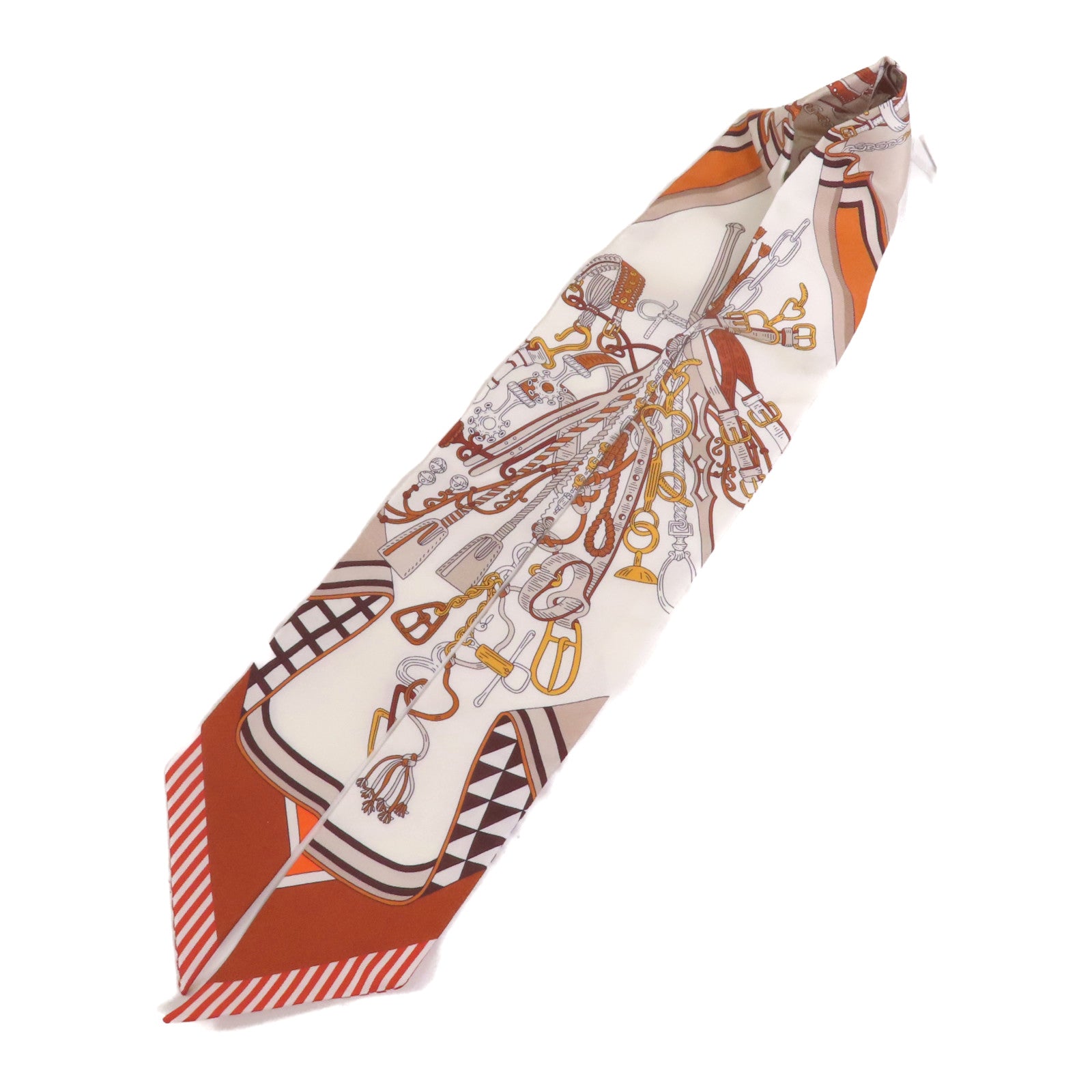 HERMES 絲質Twilly絲巾