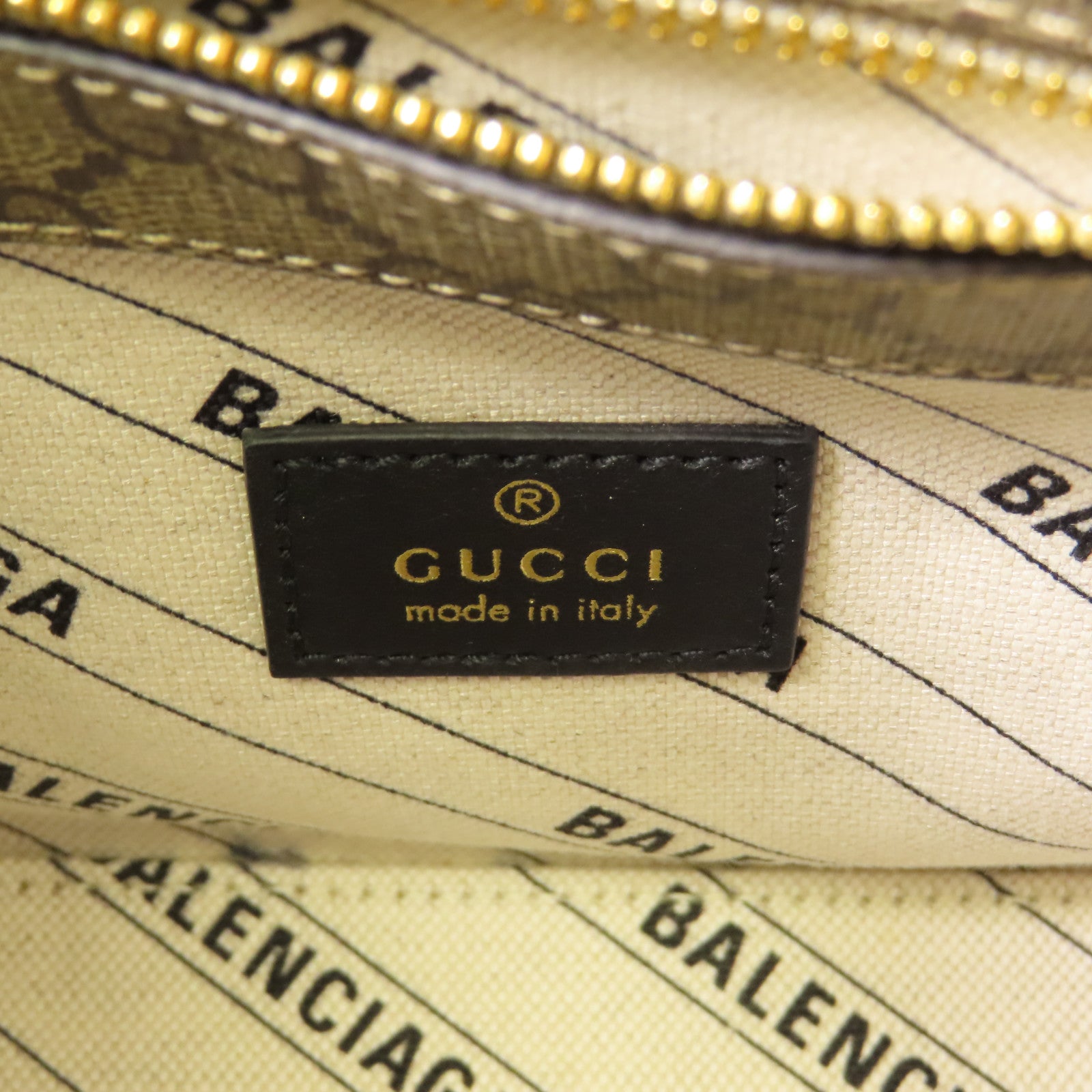 GUCCI 【激減優惠】塗層帆布Gucci x Balenciaga Shoulder Bag肩背袋