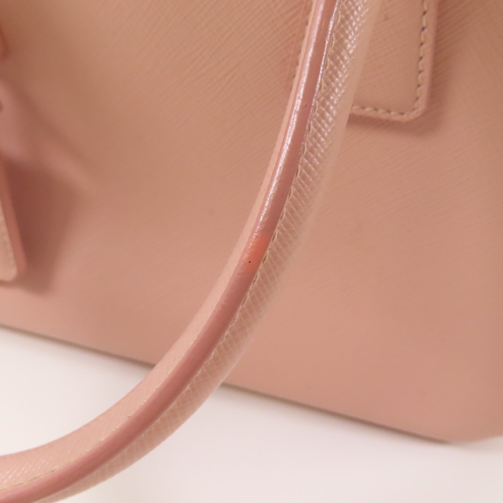 PRADA 牛皮皮革2 way Shoulder金扣手挽肩背兩用袋
