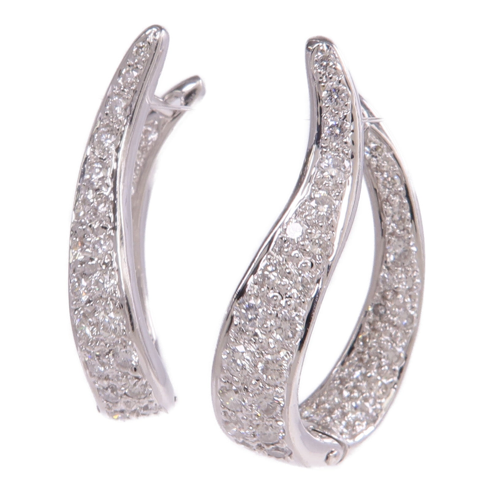 JEWELRY 18K白金Diamond Earrings鑽石耳環