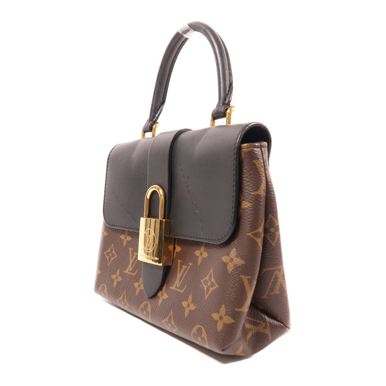 LOUIS VUITTON Monogram Locky BB金扣手挽肩背兩用袋
