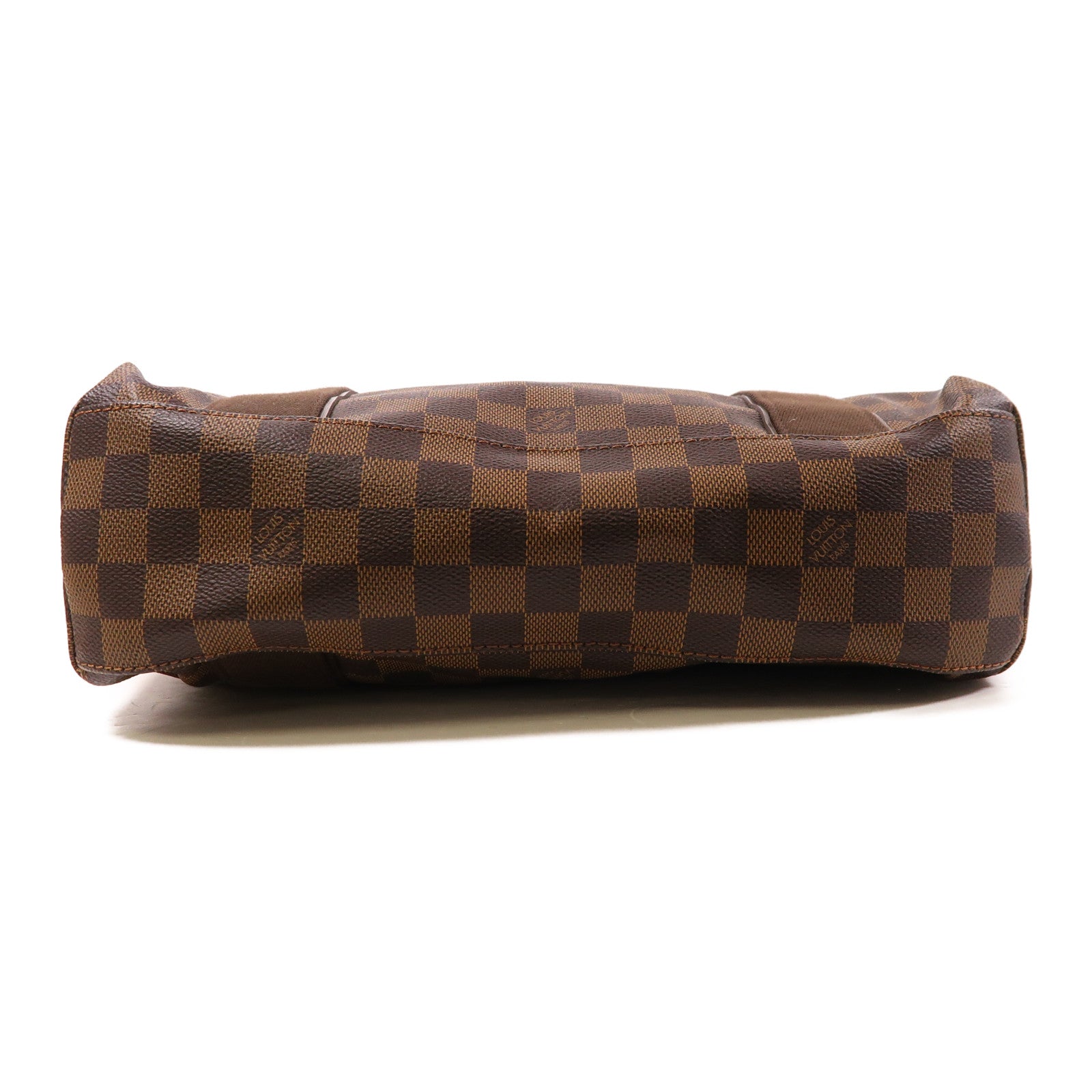 LOUIS VUITTON Damier Beaubourg金扣肩背袋棕色