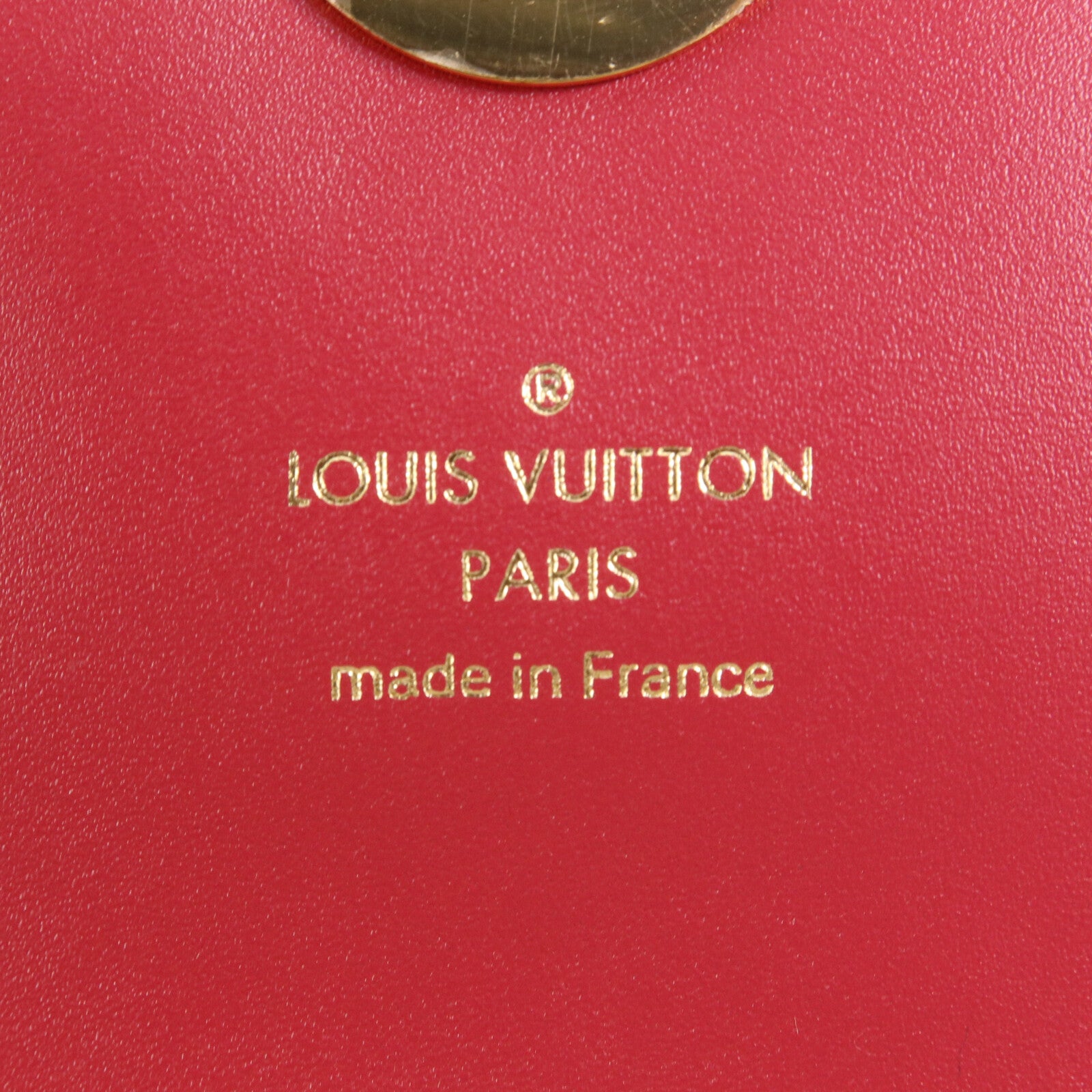 LOUIS VUITTON Monogram Portefeuille Flore鏈帶肩背袋