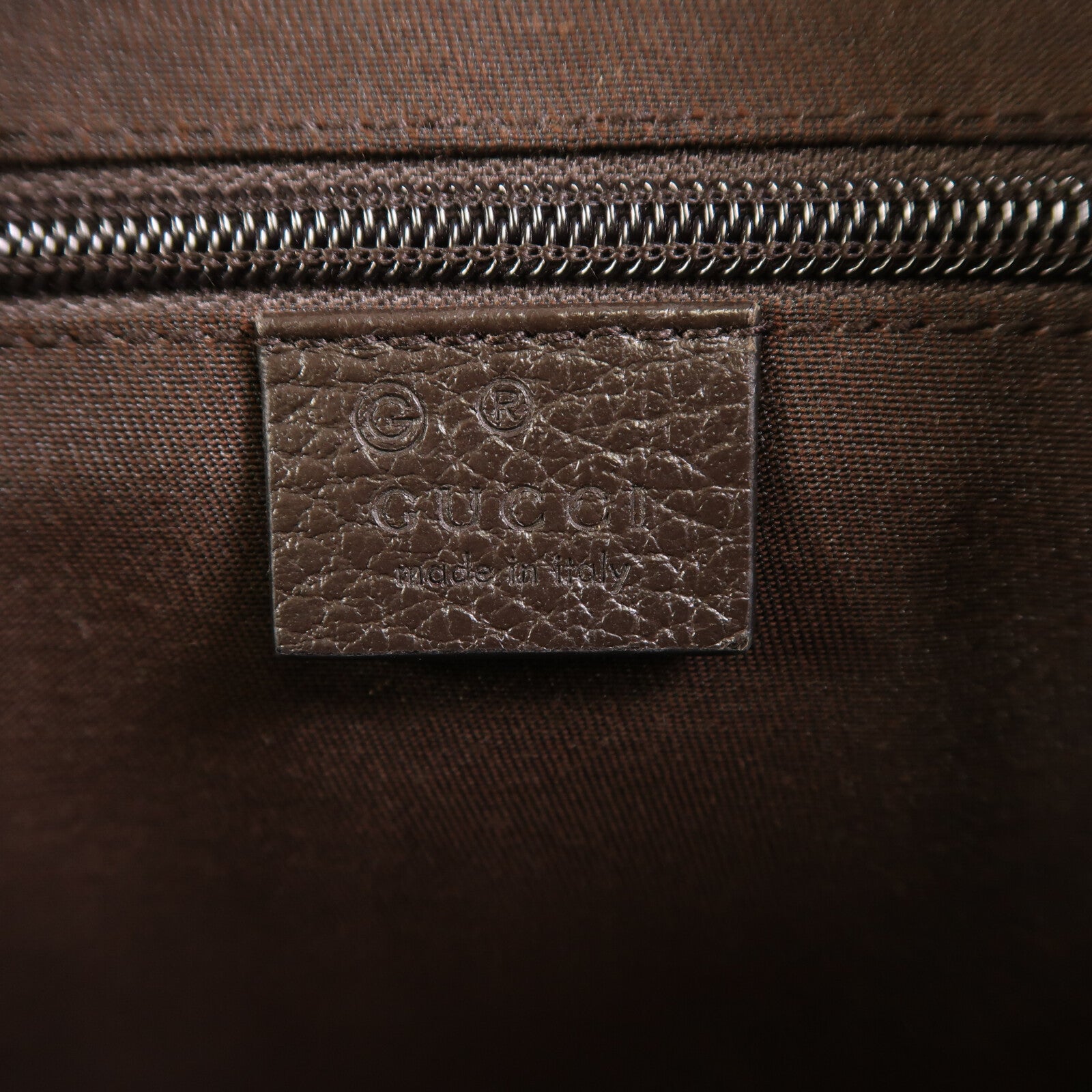 GUCCI 帆布Backpack銀扣背包