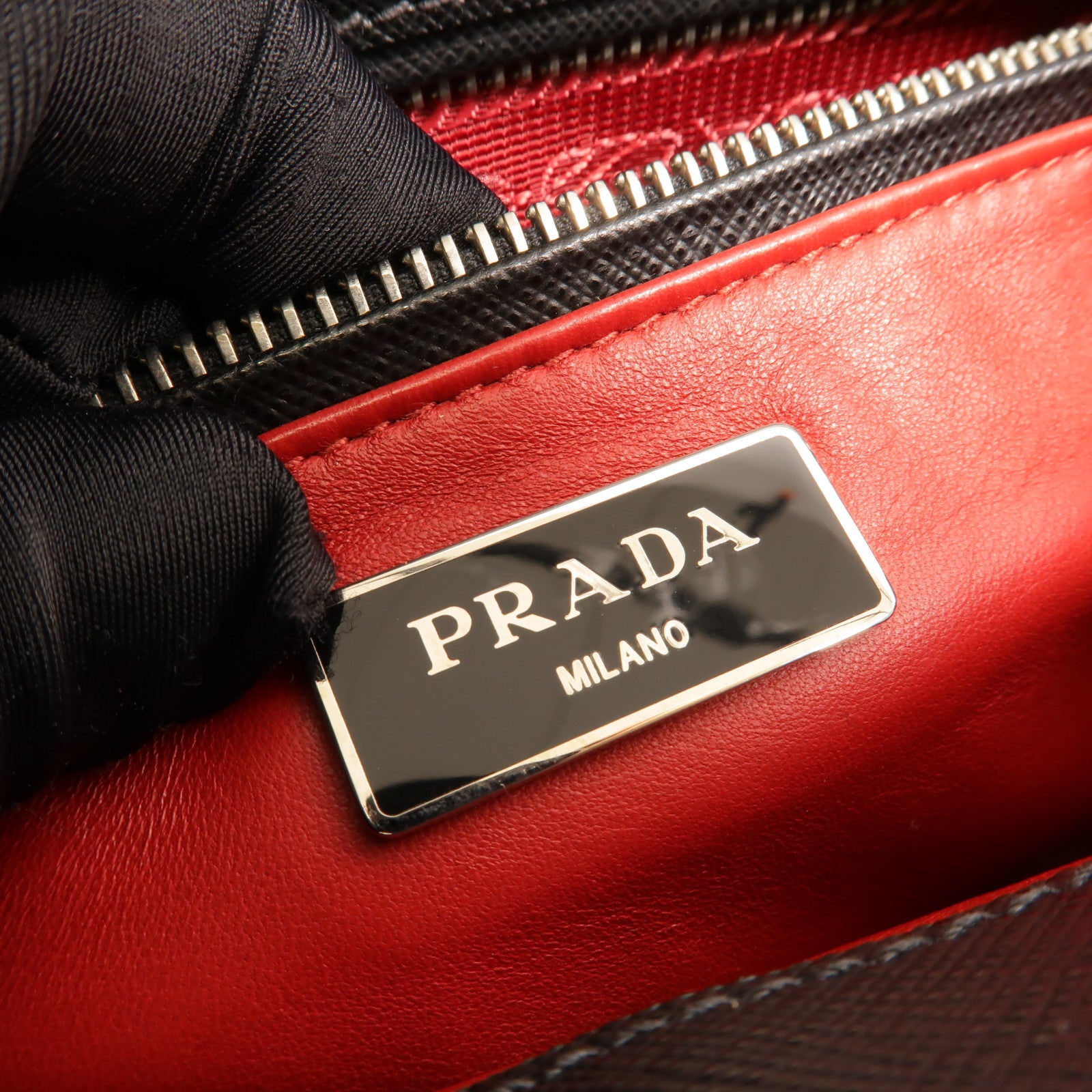 PRADA Saffiano皮革2Way Shoulder手挽肩背兩用袋