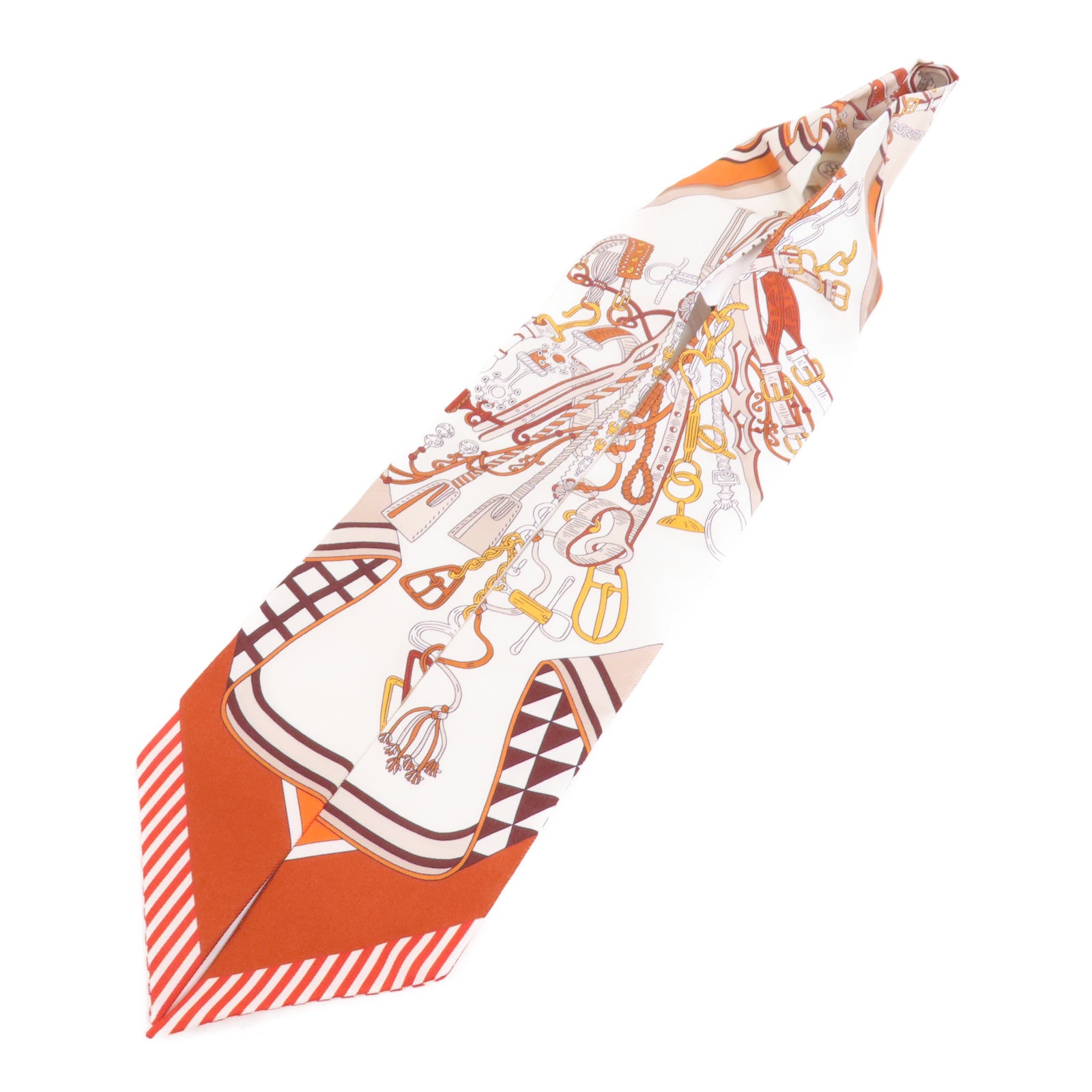 HERMES 絲質Twilly絲巾