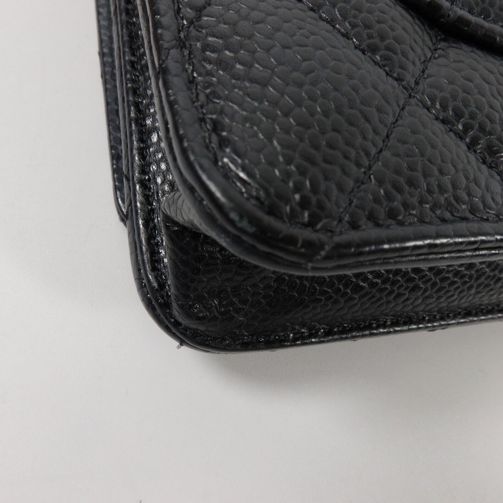 CHANEL 牛皮皮革WOC Wallet On Chain鏈帶肩背袋