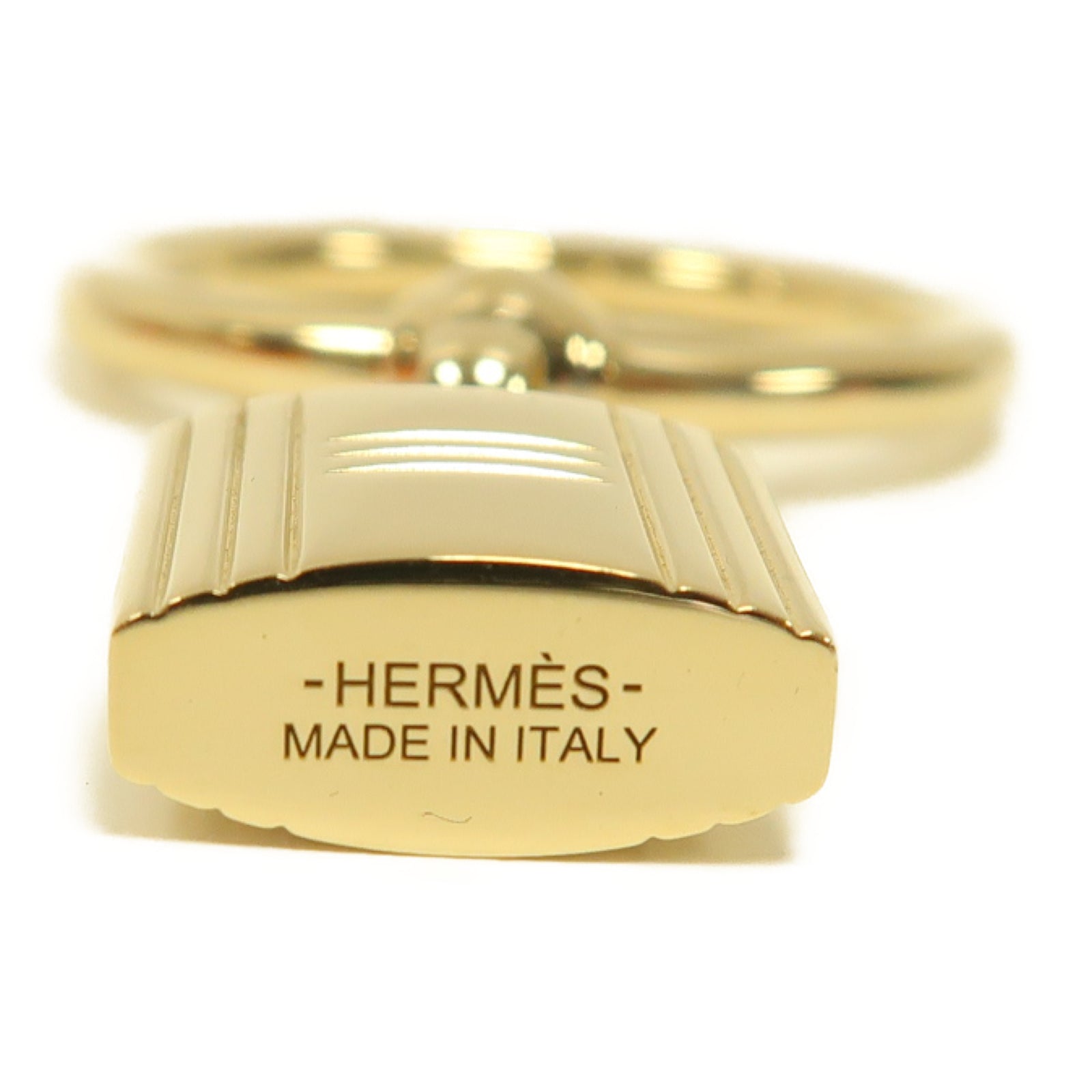 HERMES 【激減優惠】金屬Scarf Ring絲巾扣金色