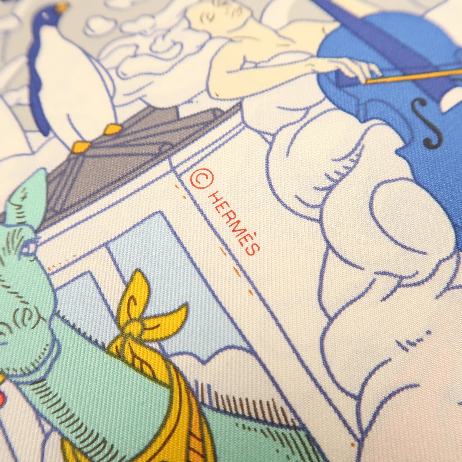 HERMES 絲質Scarf 90x90絲巾