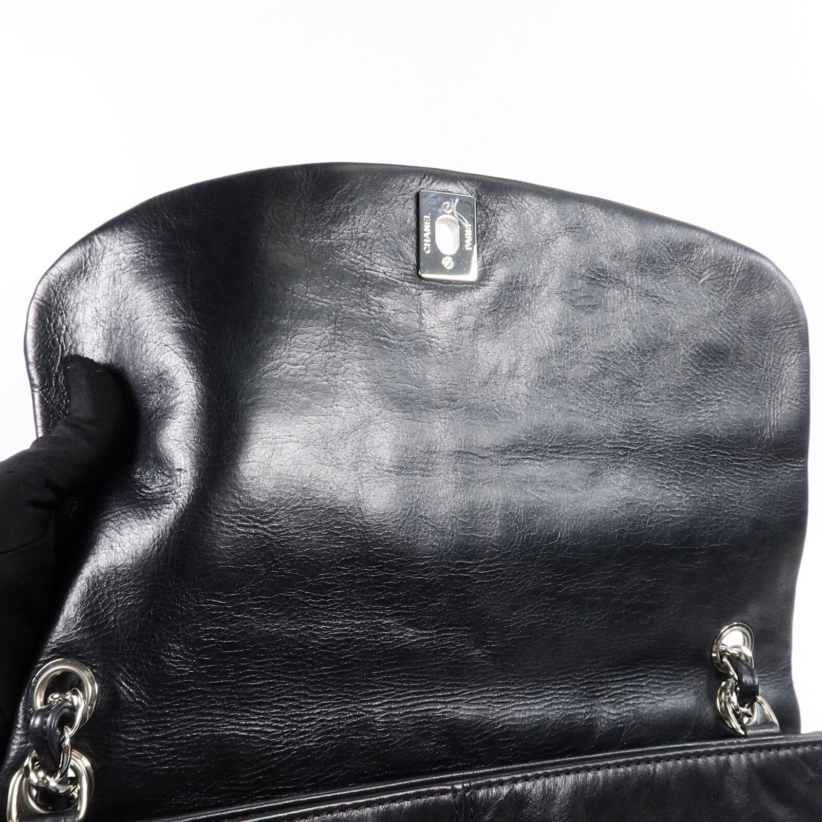 CHANEL 牛皮皮革Chain Shoulder Bag鏈帶肩背袋
