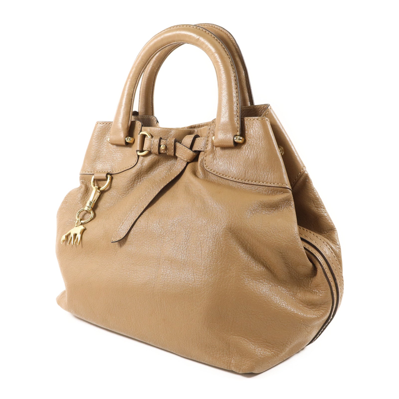 BALLY 牛皮皮革2 Way Shoulder Bag金扣手挽肩背兩用袋