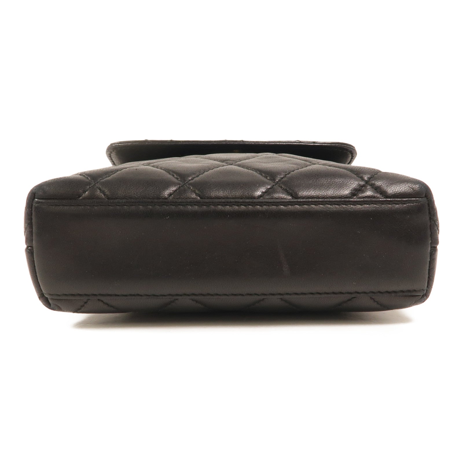 CHANEL 羊皮皮革Waist Bag鏈帶腰包