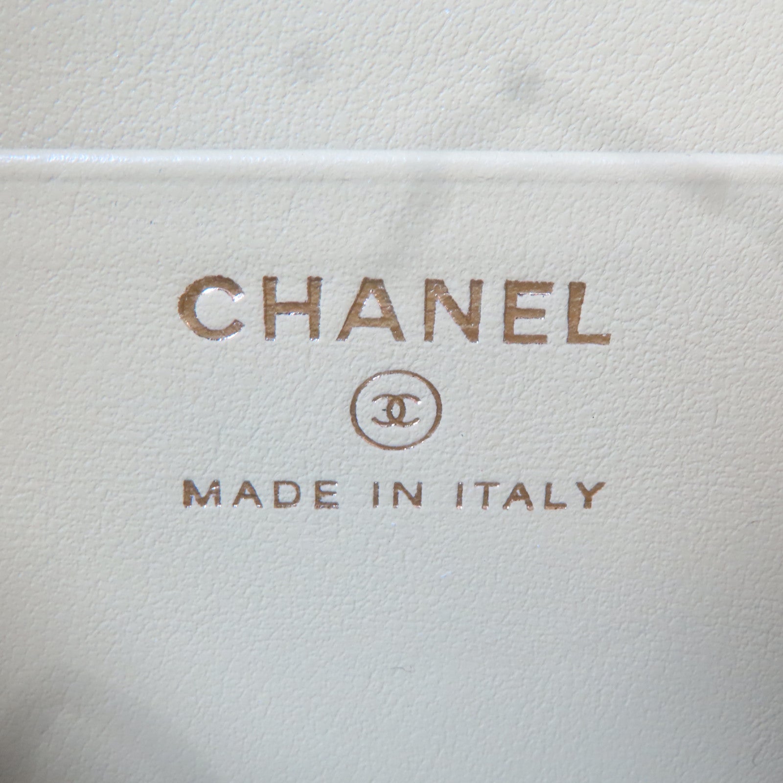 CHANEL 【激減優惠】菱格牛皮皮革Chain Shoulder金扣鏈帶肩背袋淺綠色