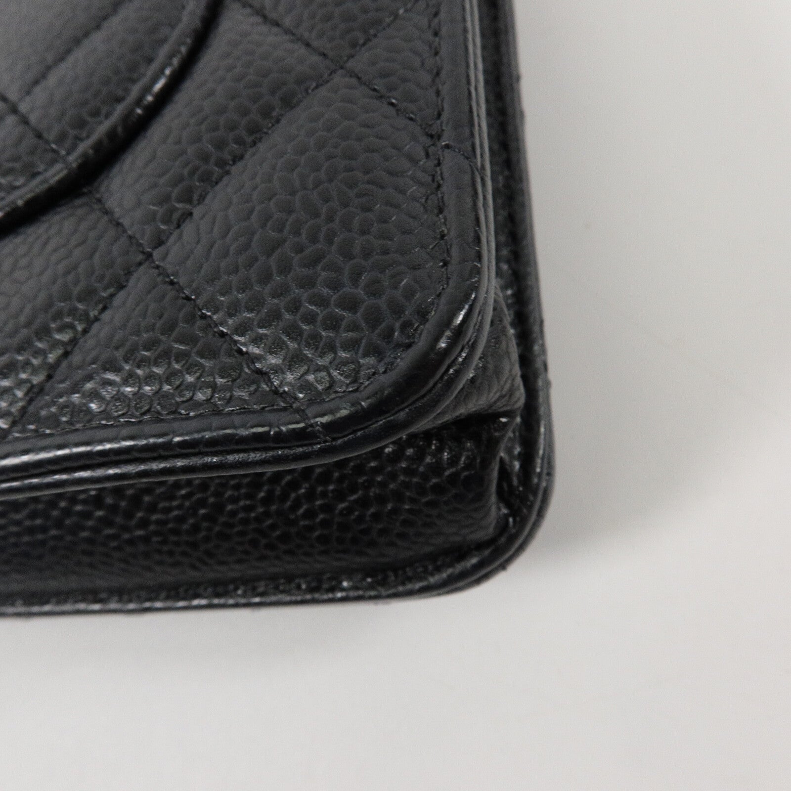 CHANEL 牛皮皮革WOC Wallet On Chain鏈帶肩背袋
