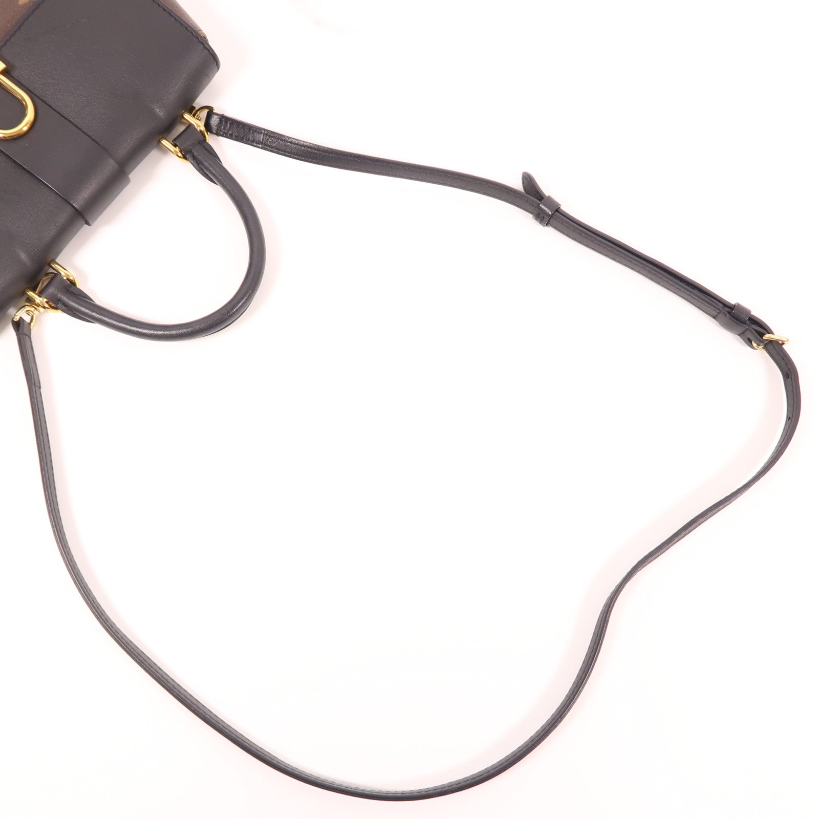 LOUIS VUITTON Monogram Locky BB金扣手挽肩背兩用袋