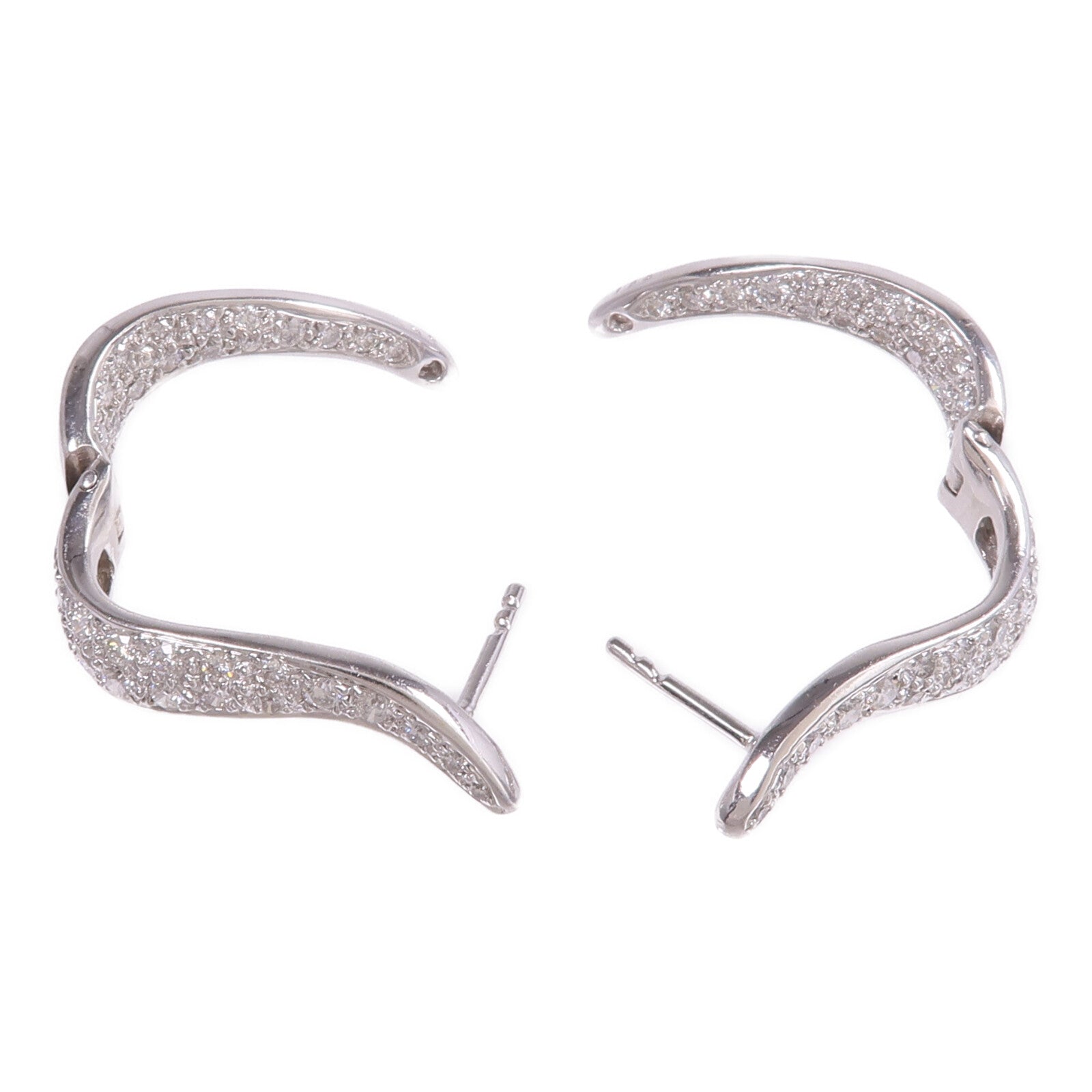 JEWELRY 18K白金Diamond Earrings鑽石耳環