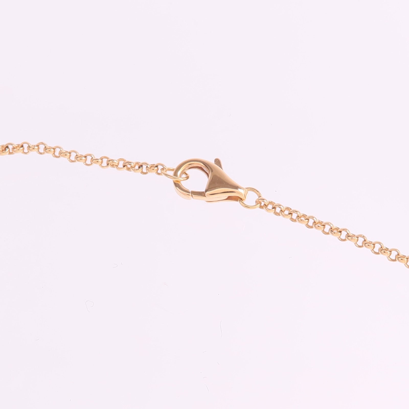 CARTIER 18K玫瑰金Agrafe Diamond Necklace鑽石項鍊