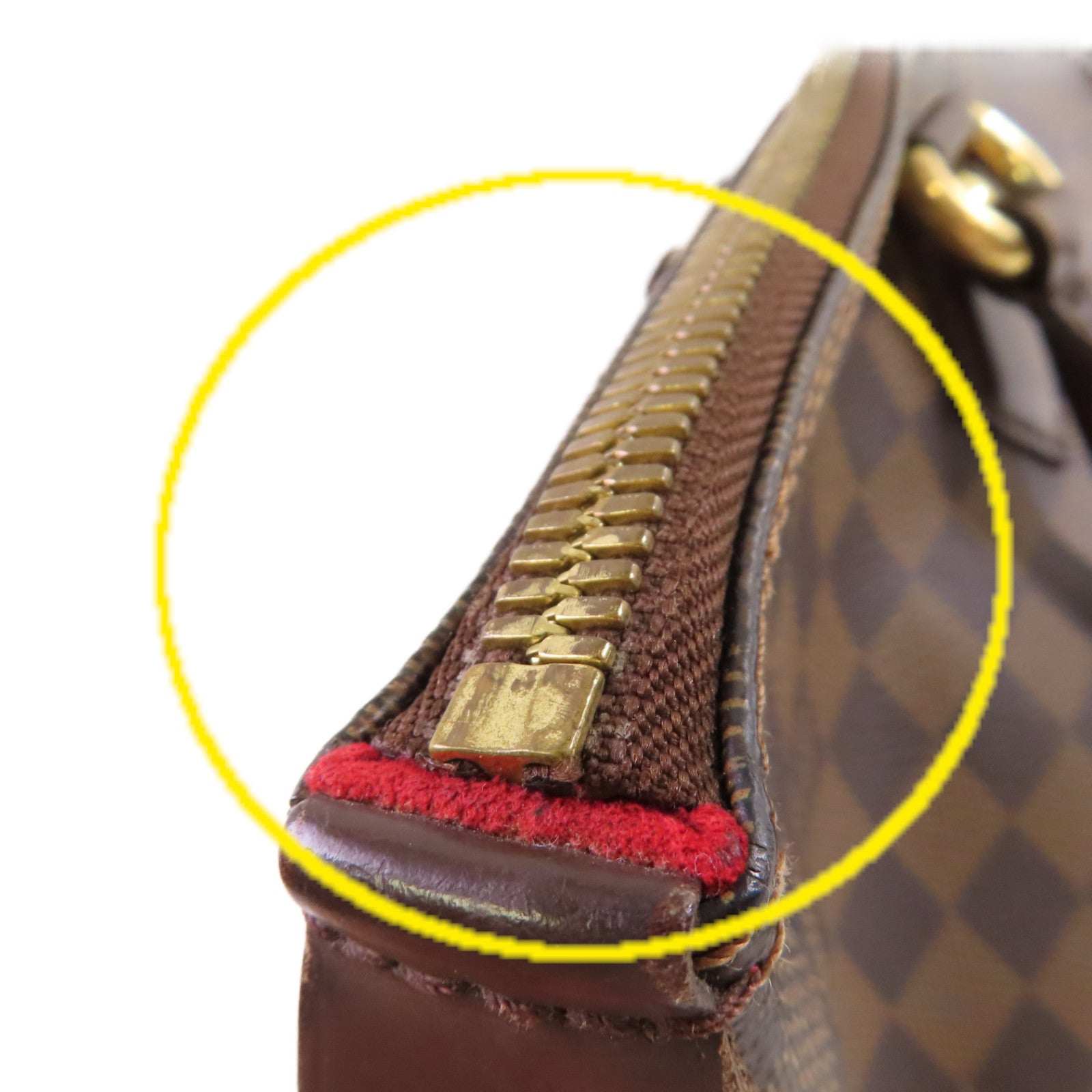 LOUIS VUITTON Damier Ebene Saleya MM Tote Bag金扣肩背袋啡色