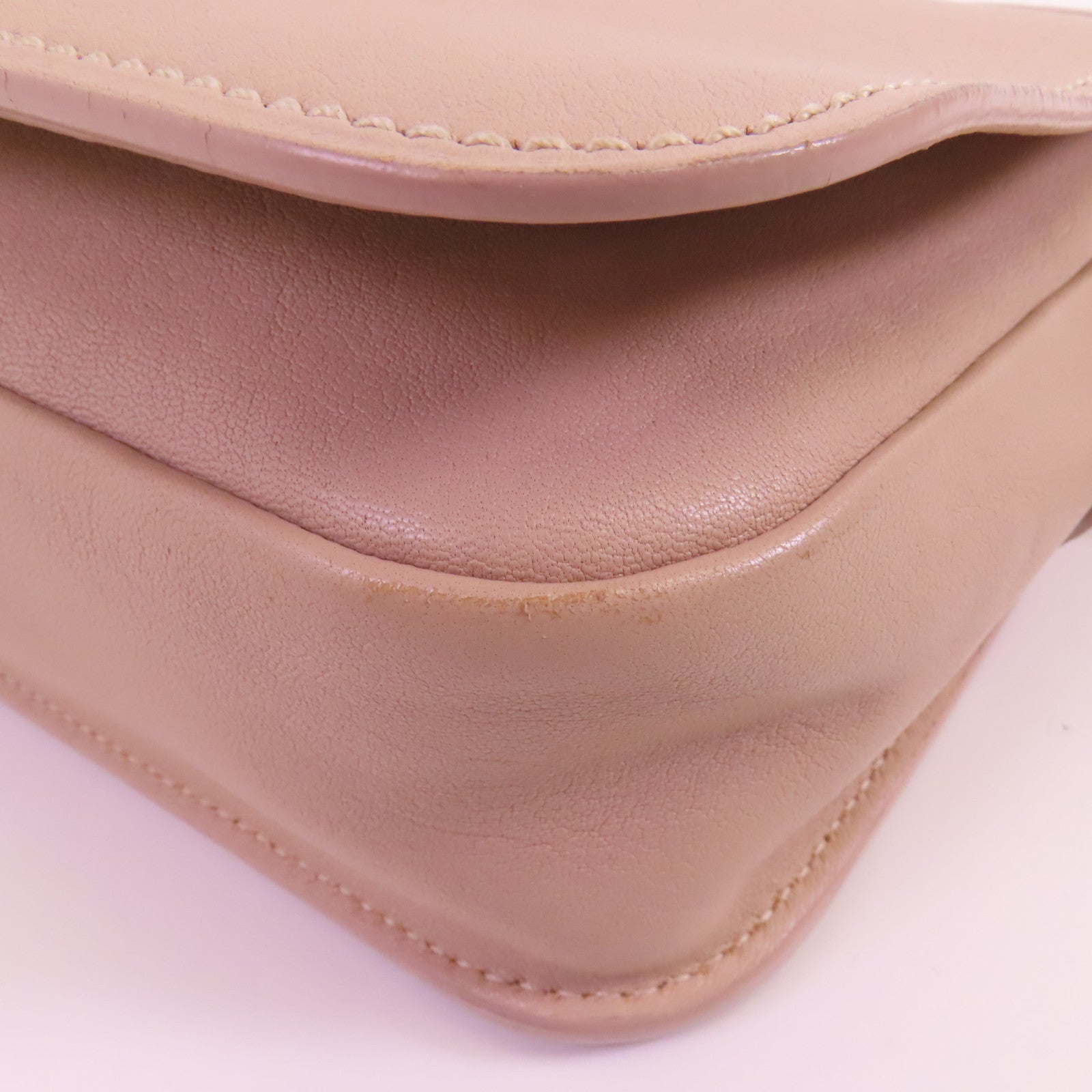 SAINT LAURENT 【激減優惠】牛皮皮革2Way Shoulder Bag銀扣手挽肩背兩用袋
